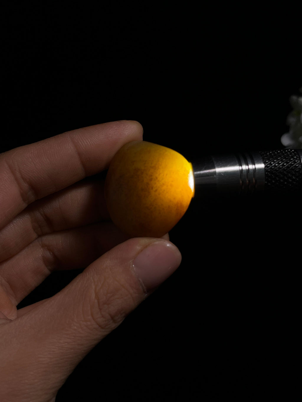 新疆天然和田玉黄沁籽料原石（yc263870）