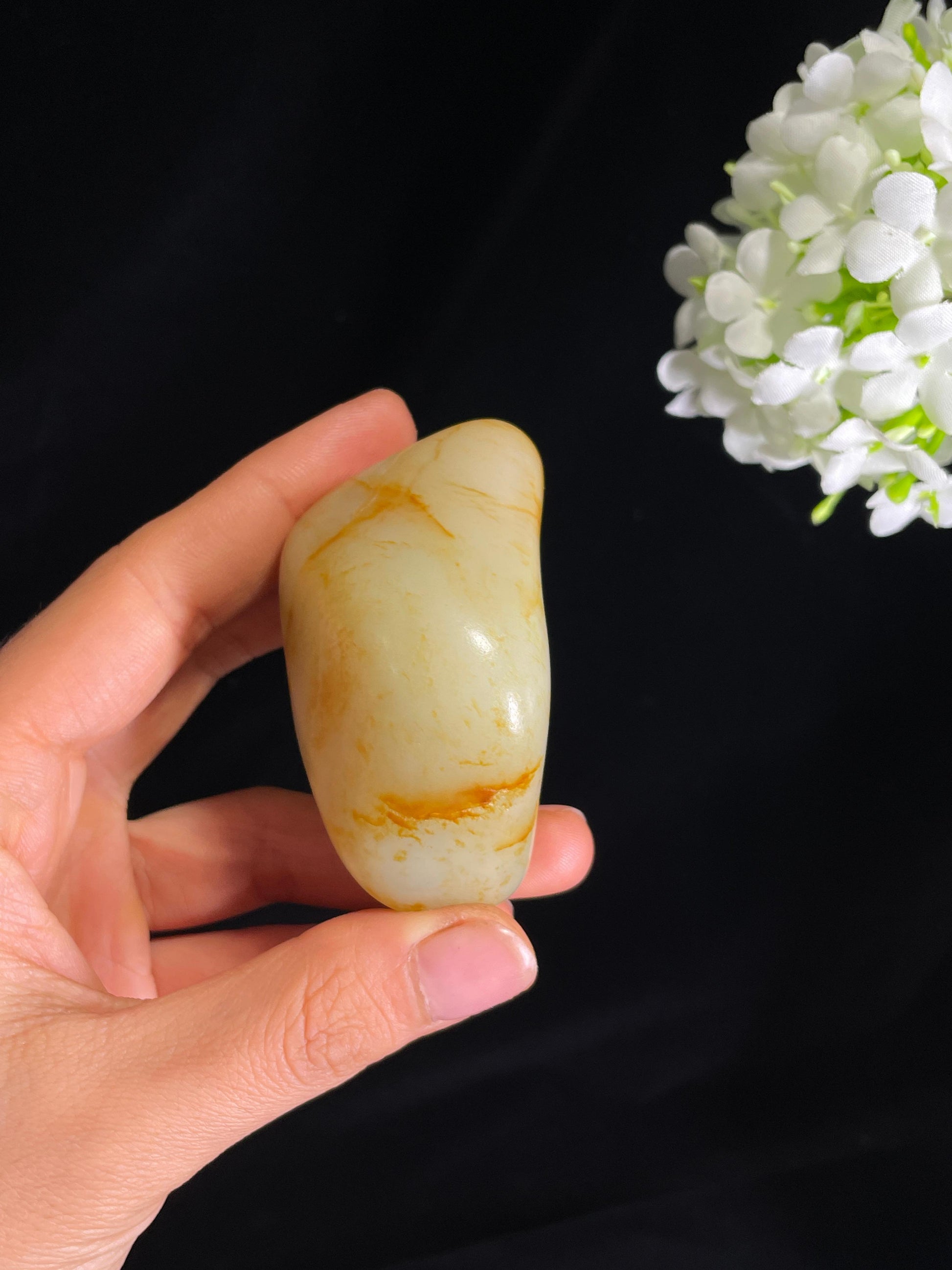 和田玉洒金皮籽料原石（yc267896）