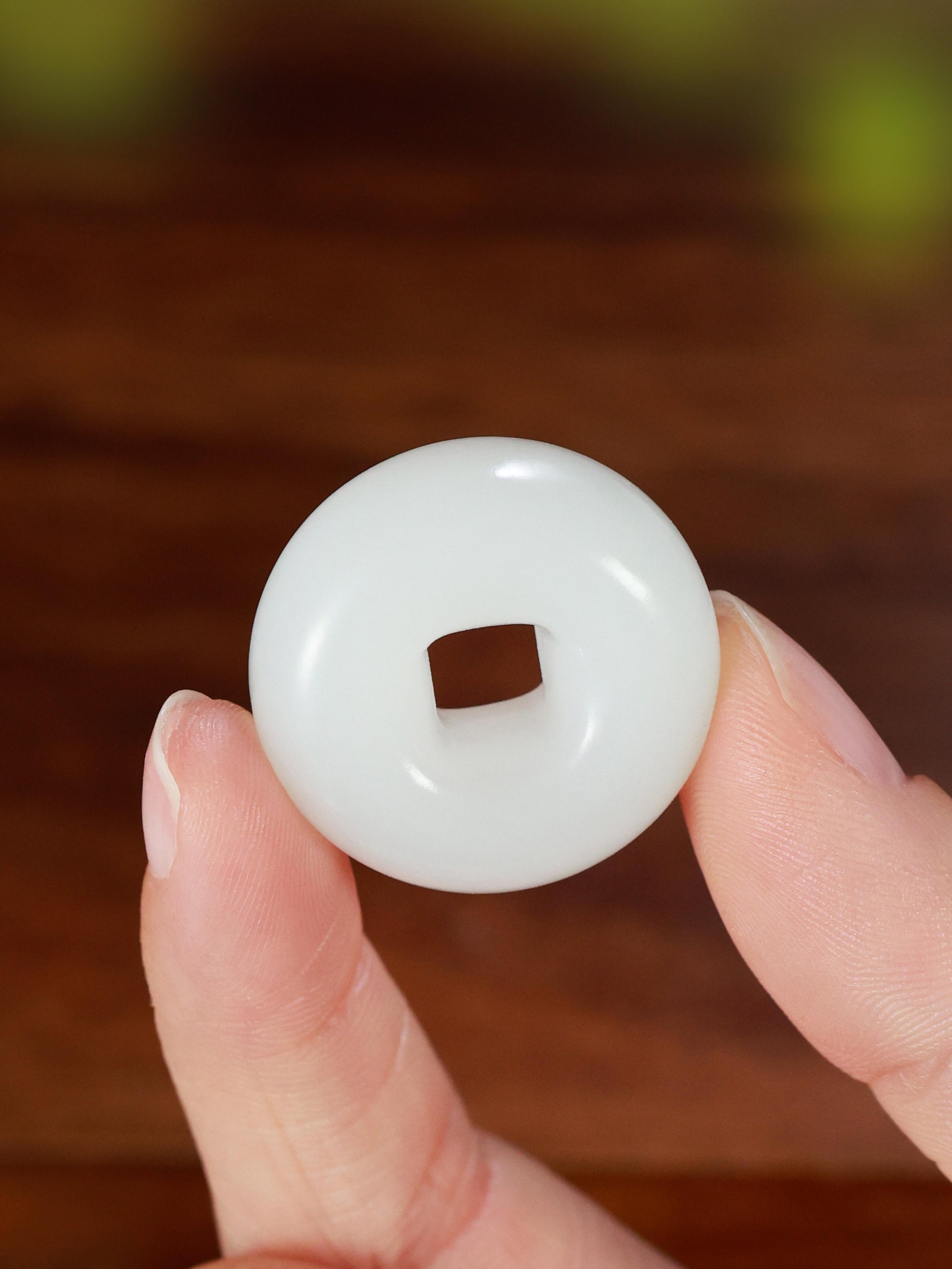 白玉平安扣（yc234035）