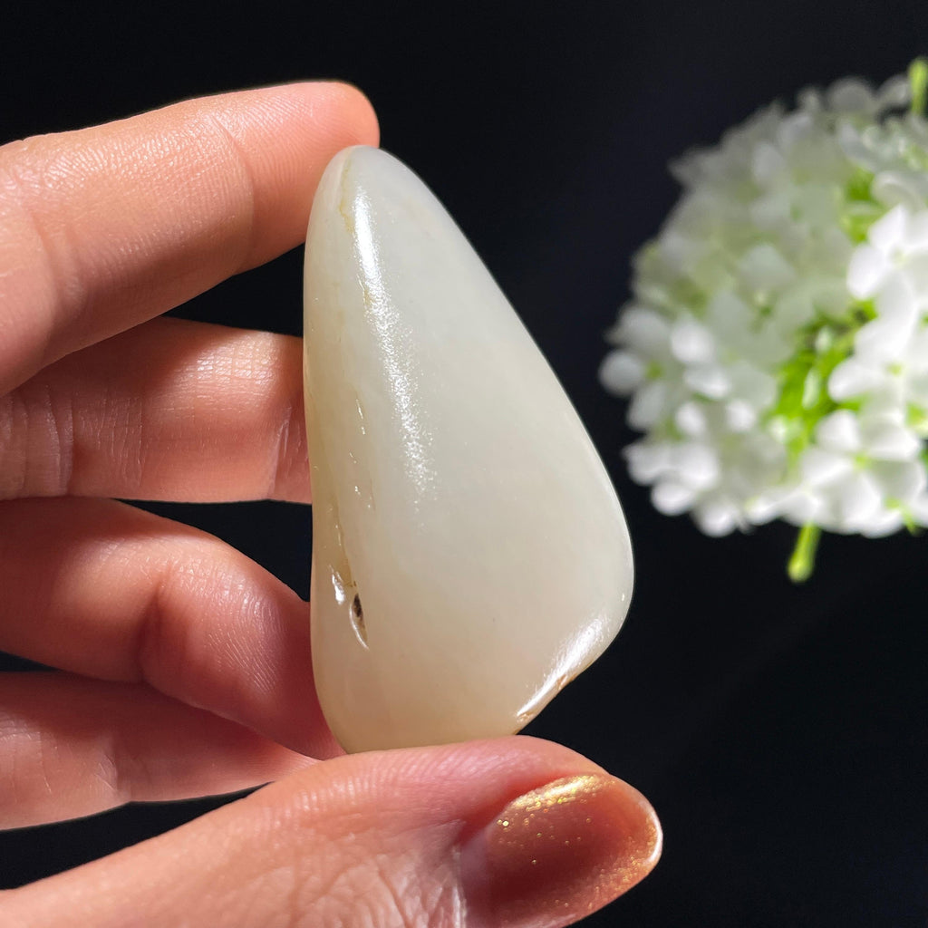 和田玉白玉“枫落月湾”聚红皮籽料（yc392641）