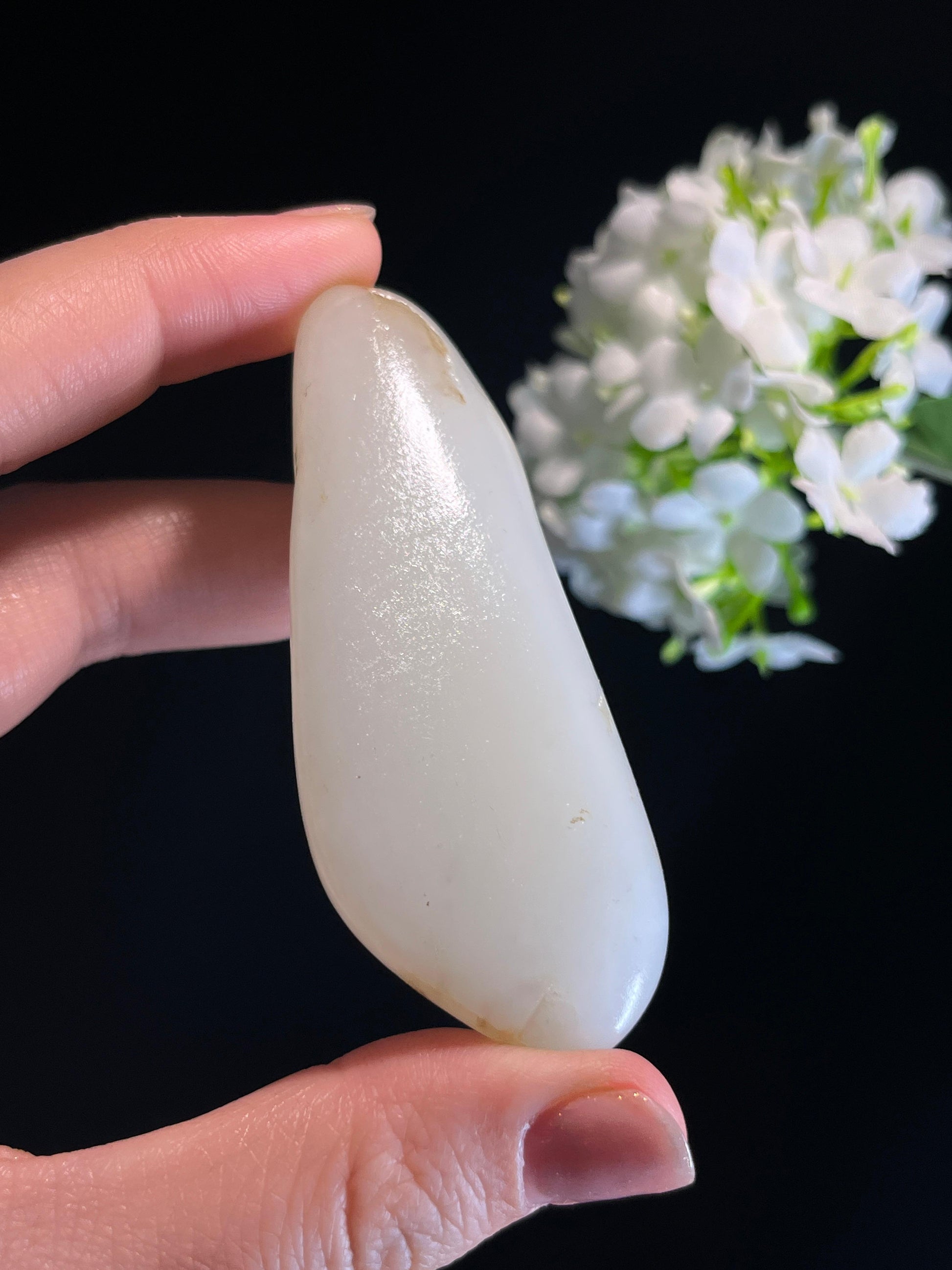 新疆天然和田玉洒金皮籽料原石（yc274565）