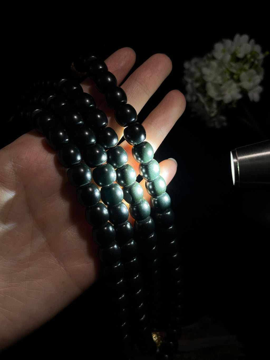 和田玉黑青项链（yc245273）