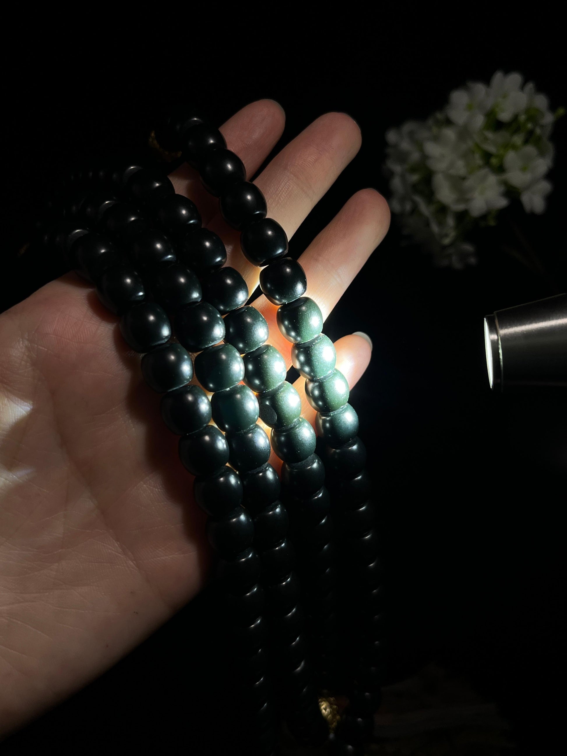 和田玉黑青项链（yc245273）