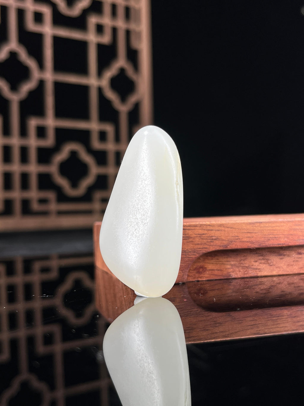 新疆和田玉白玉籽料原石洒金皮挂件9（yc234058）