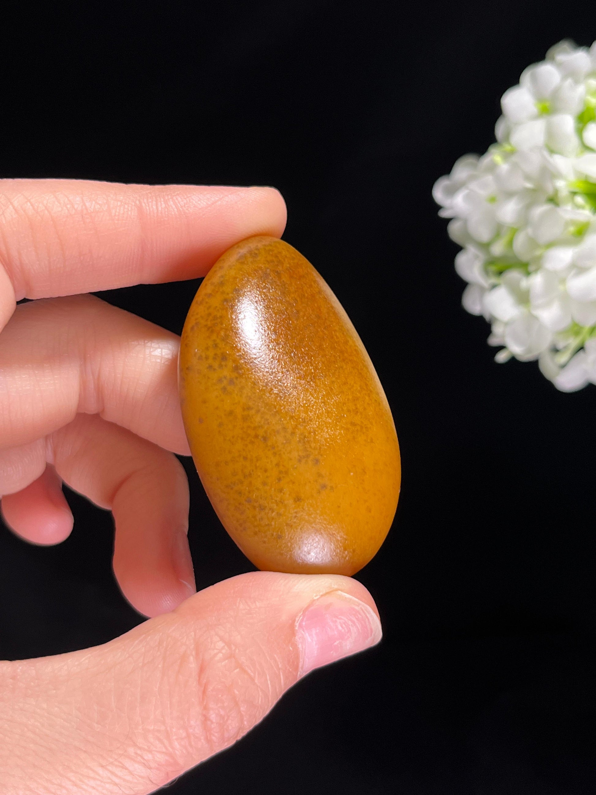 天然新疆和田玉黄沁籽料原石（yc259423）