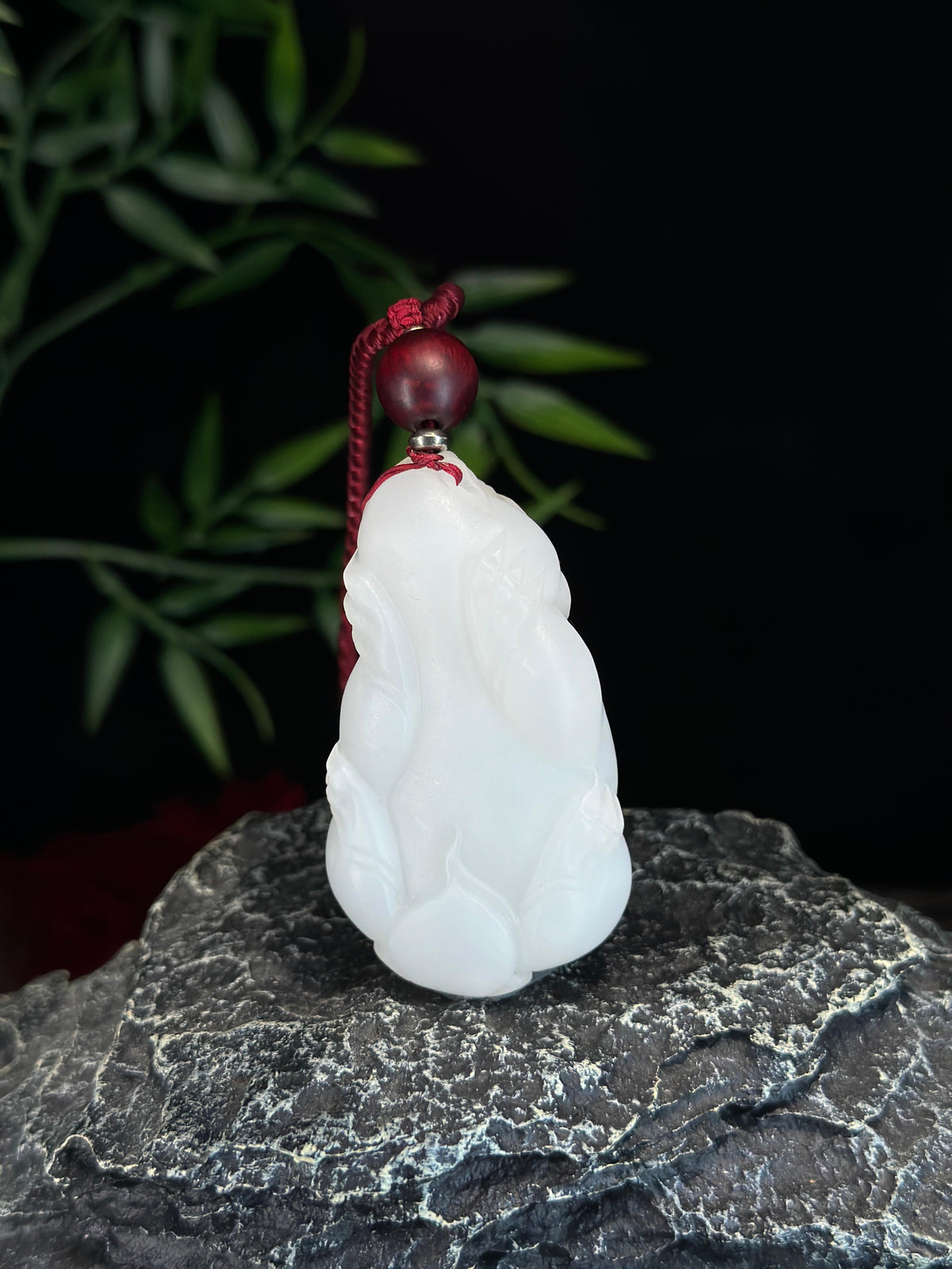 和田玉白玉貔貅手把件（yc732079）