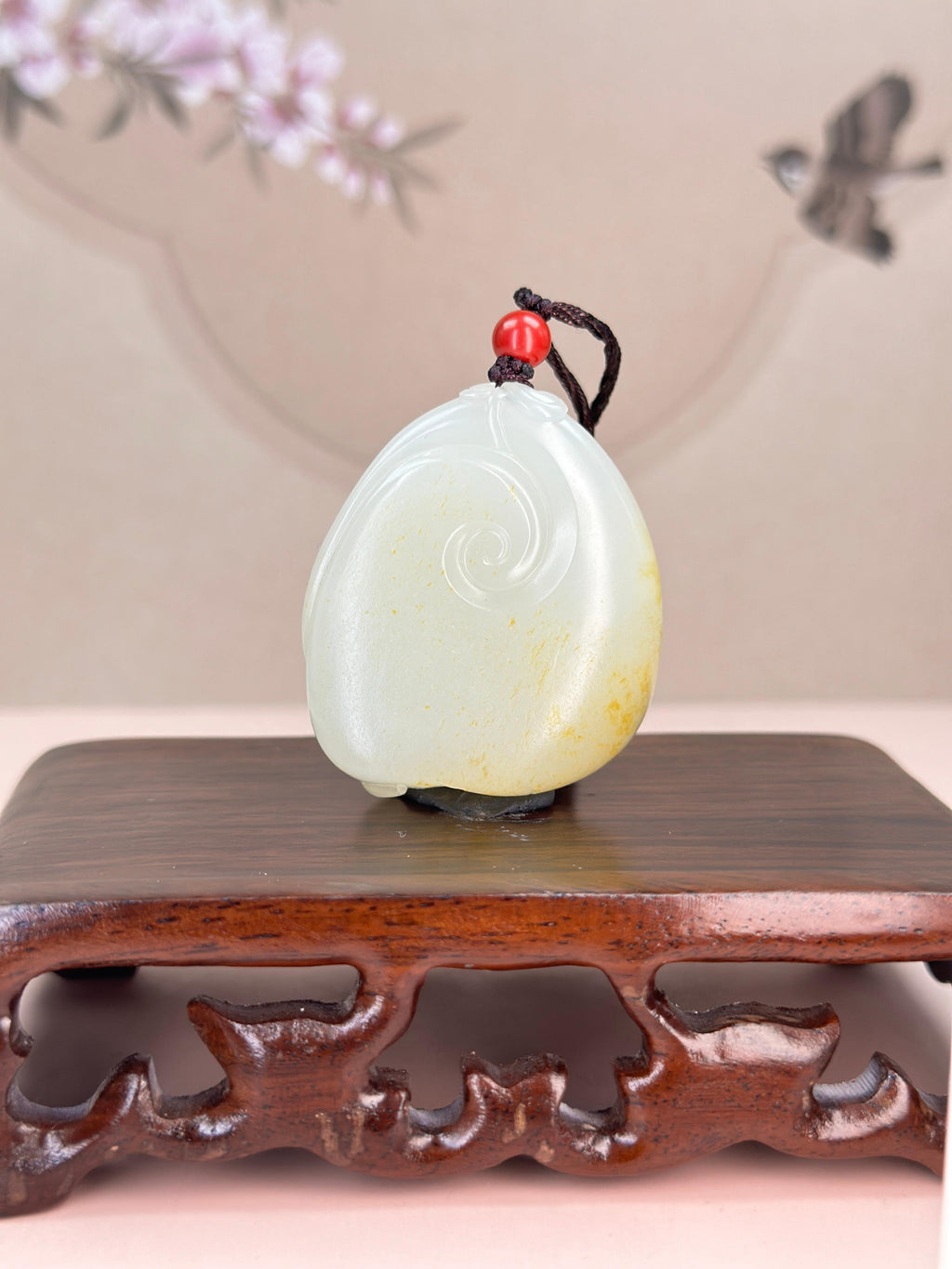臻品新疆和田玉白玉籽料福袋挂件（yc766559）