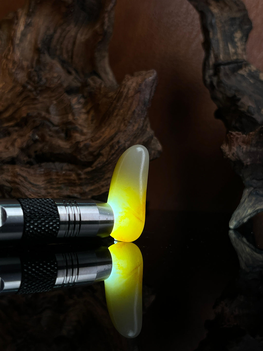 和田玉天然黄沁籽料原石挂件精品（yc227934）