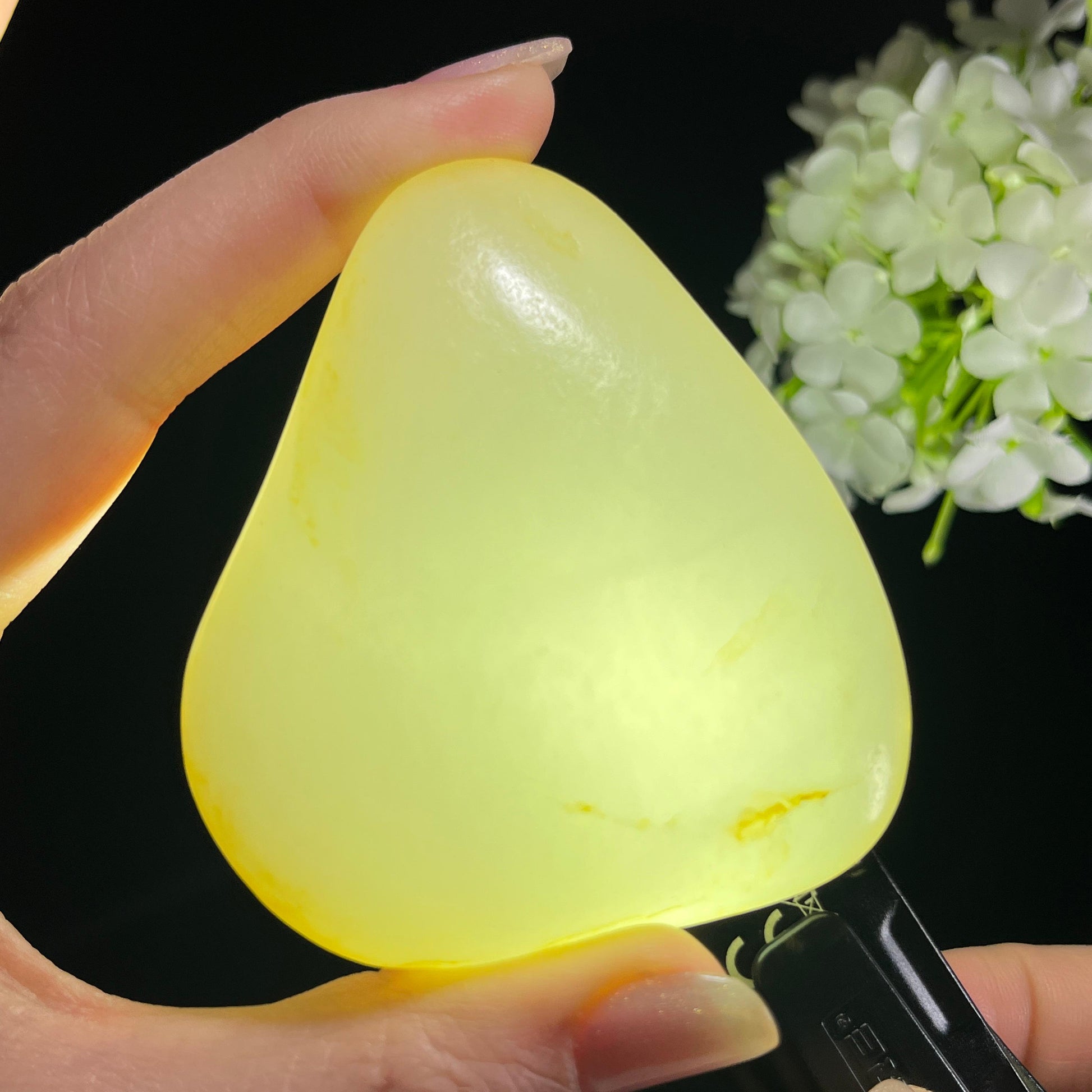 和田玉白玉“金缕萦心”洒金皮籽料（yc353907）