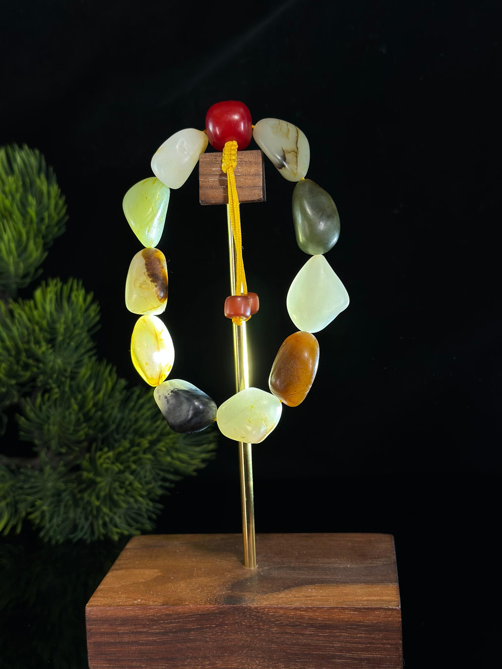 新疆和田玉多宝原籽手串（10颗）（yc467163）