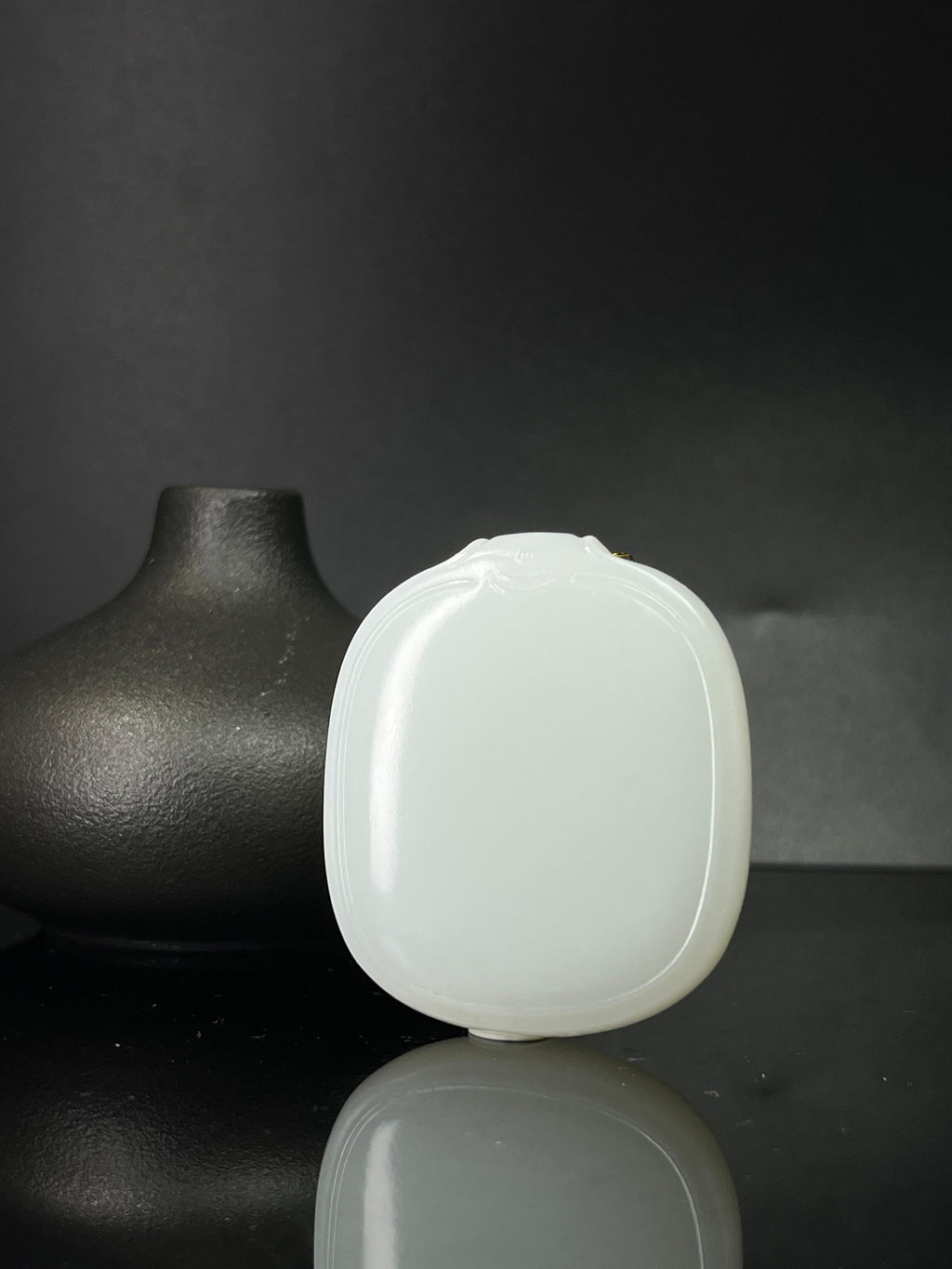 和田玉白玉无事牌（yc241014）