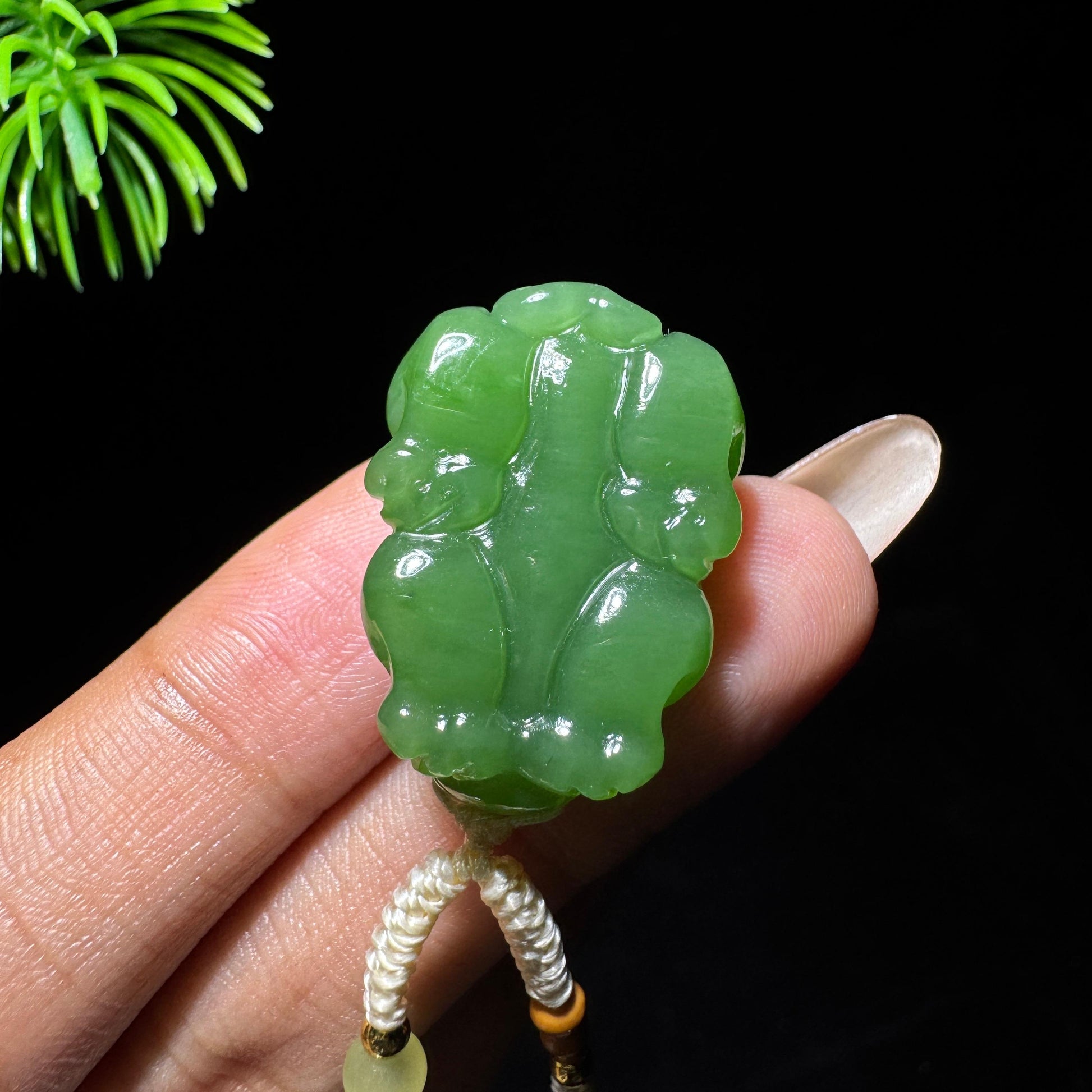和田玉山料碧玉貔貅（yc697449）