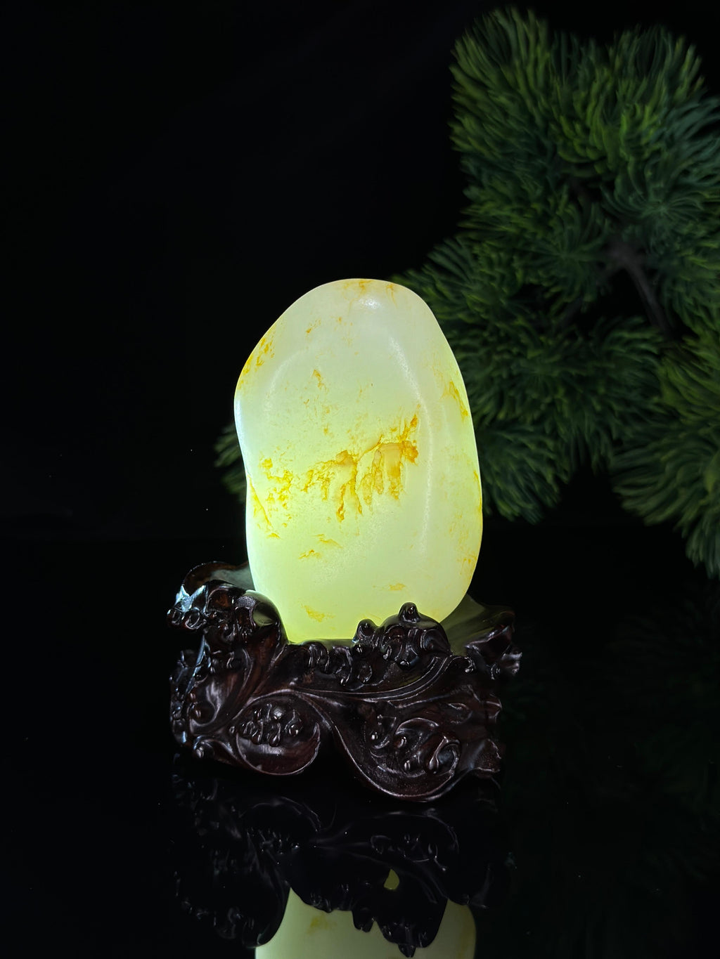 新疆和田玉白玉洒金品珍品籽料手把件（yc536506）