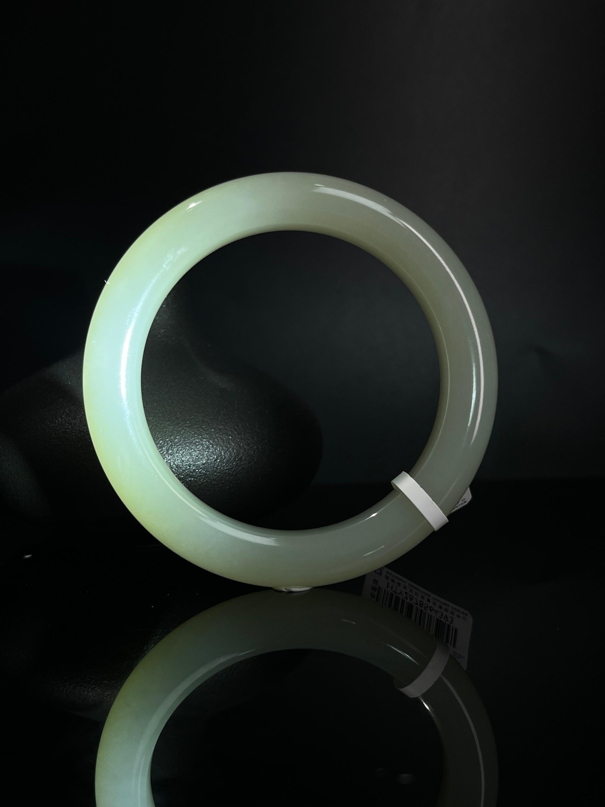 和田玉高青白手串（卡56）（yc242066）