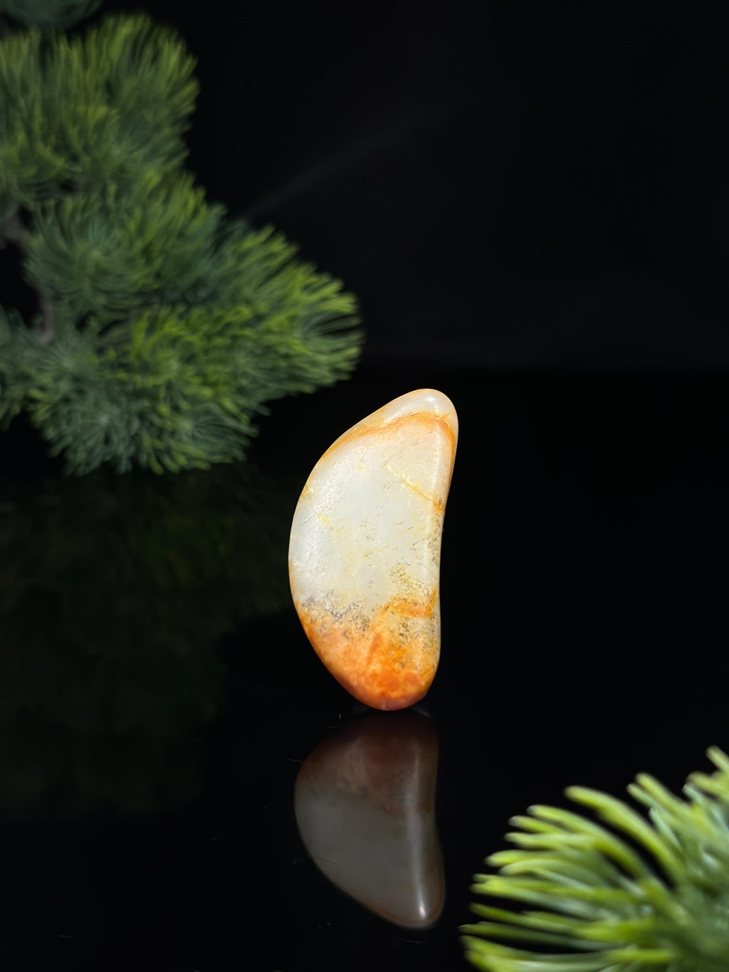 新疆和田玉特色红皮油库皮精品挂件籽（yc478771）