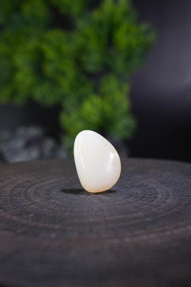 和田玉脂白洒金点皮籽料（yc211141）