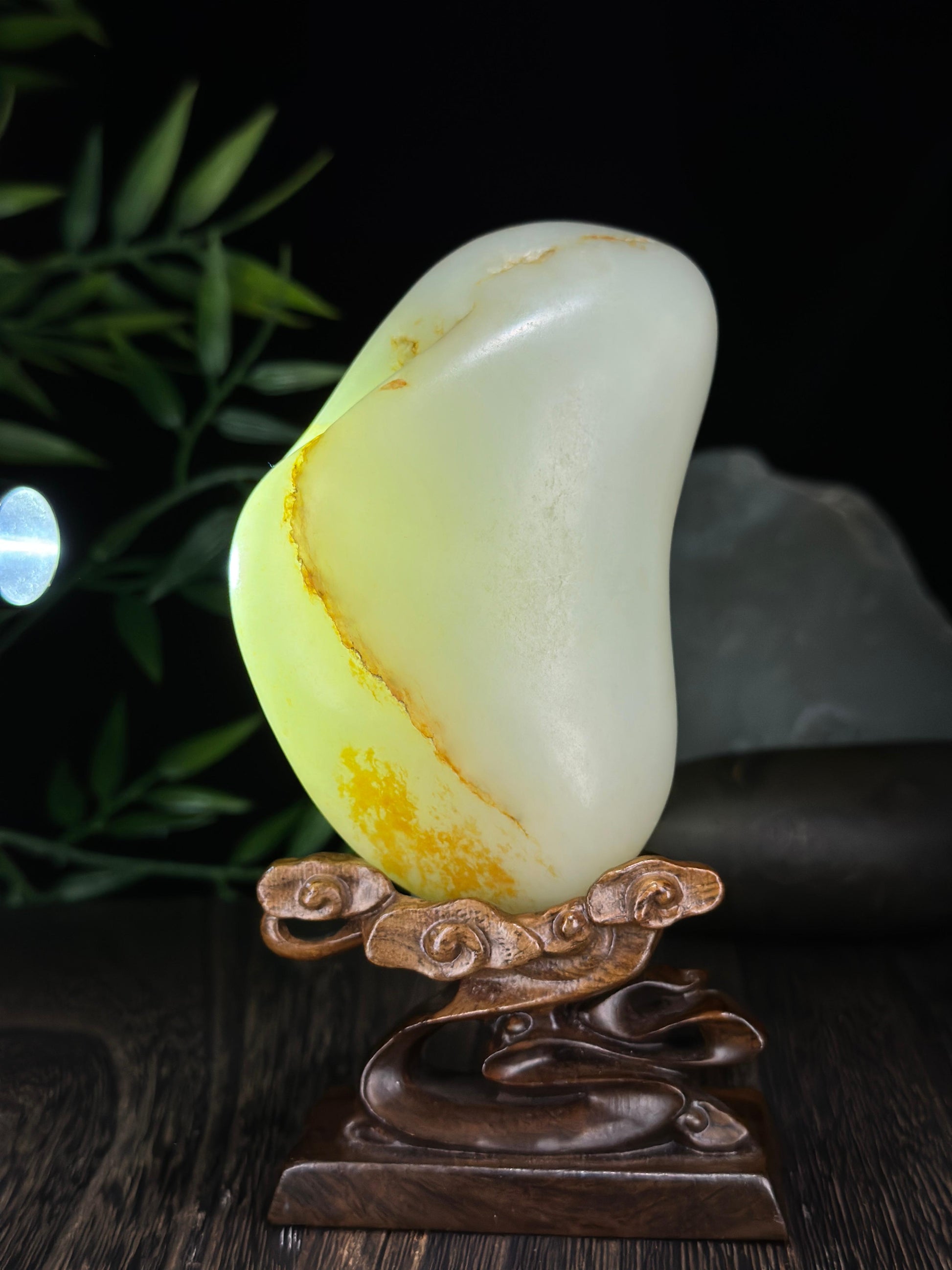 新疆和田玉白玉洒金皮籽料（yc712585）