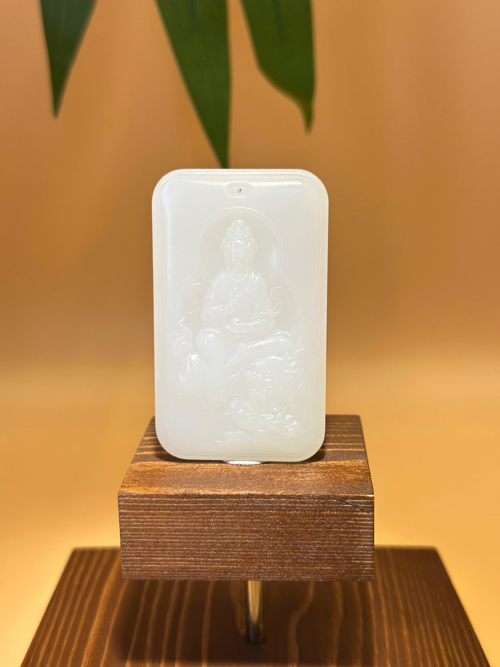 和田玉.白玉观音吊坠（yc772185）