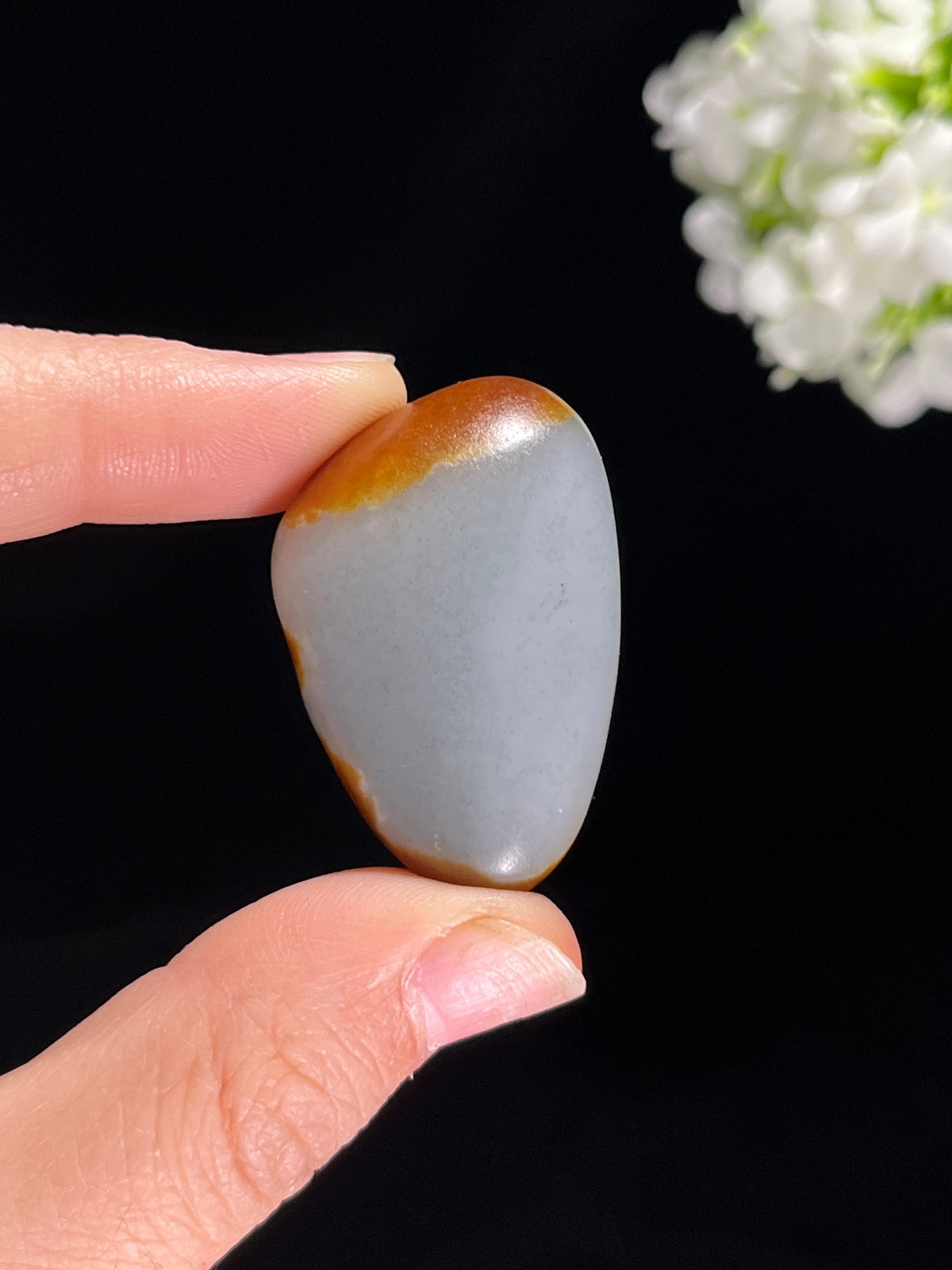 新疆和田玉青花籽料“一路长虹”籽料原石（yc255436）