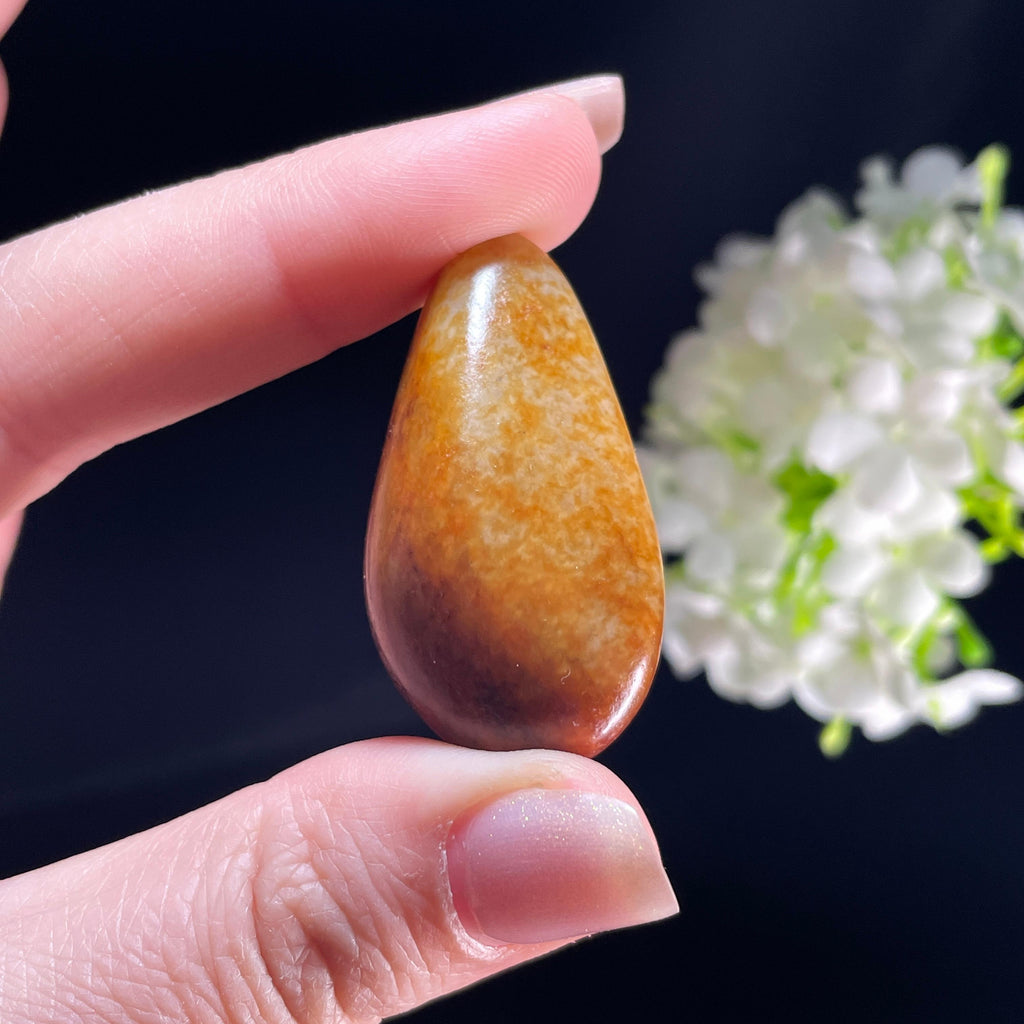 和田玉青白玉“褐枣抱秋”洒金皮红皮黑皮籽料（yc357734）