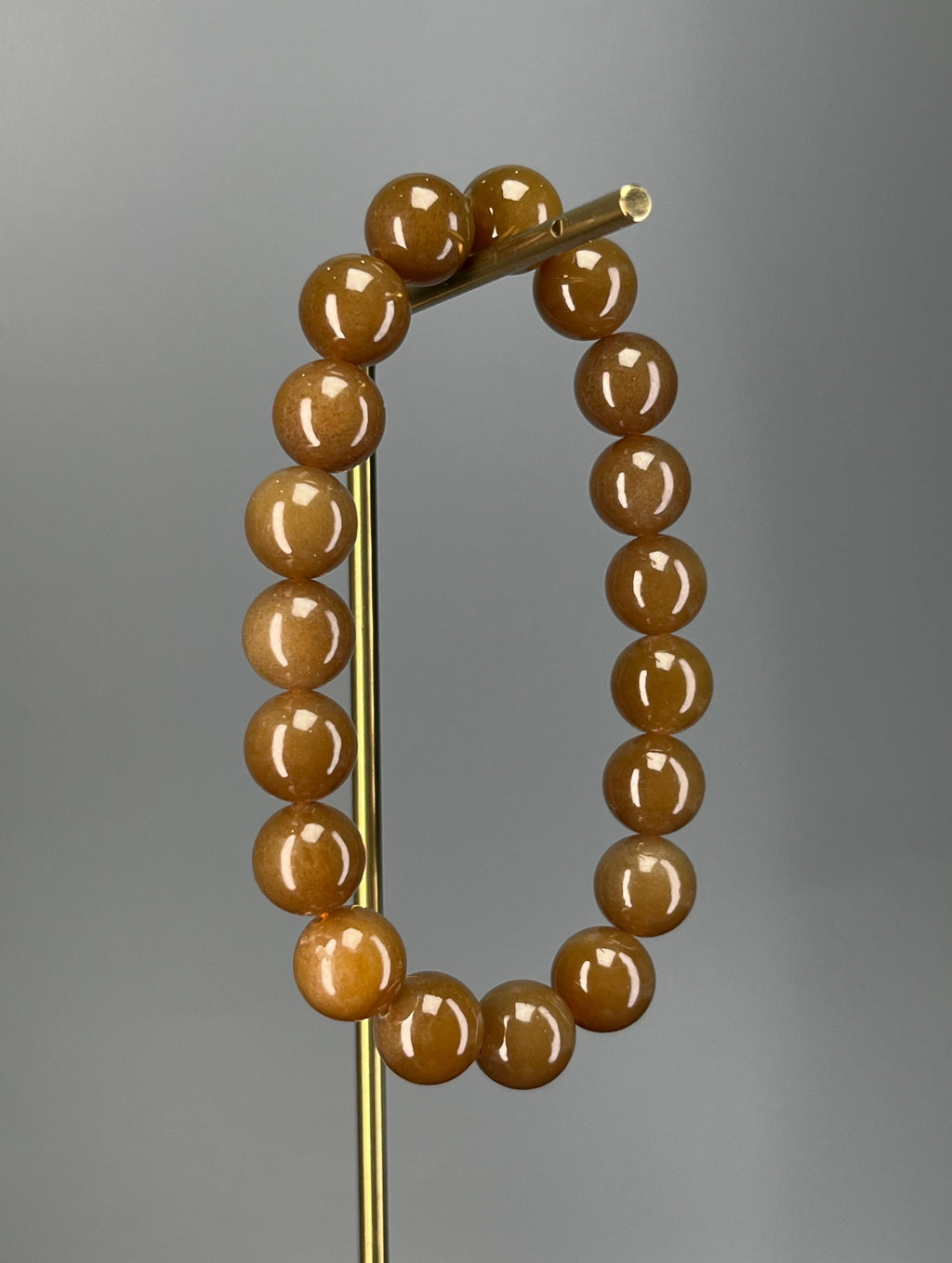 新疆和田玉且末糖料手串（秒）（yc234042）