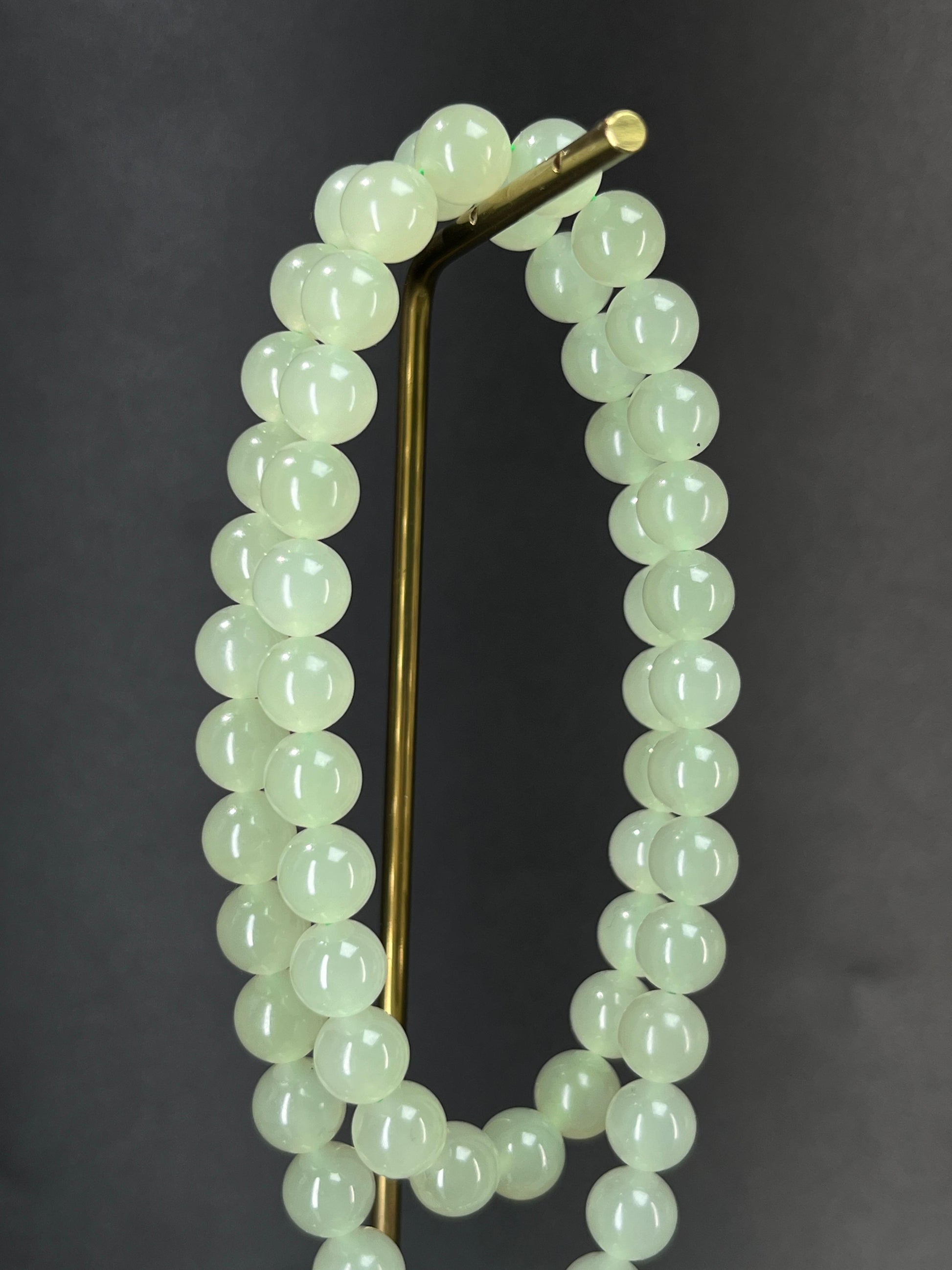 天然和田玉青玉项链（yc240929）