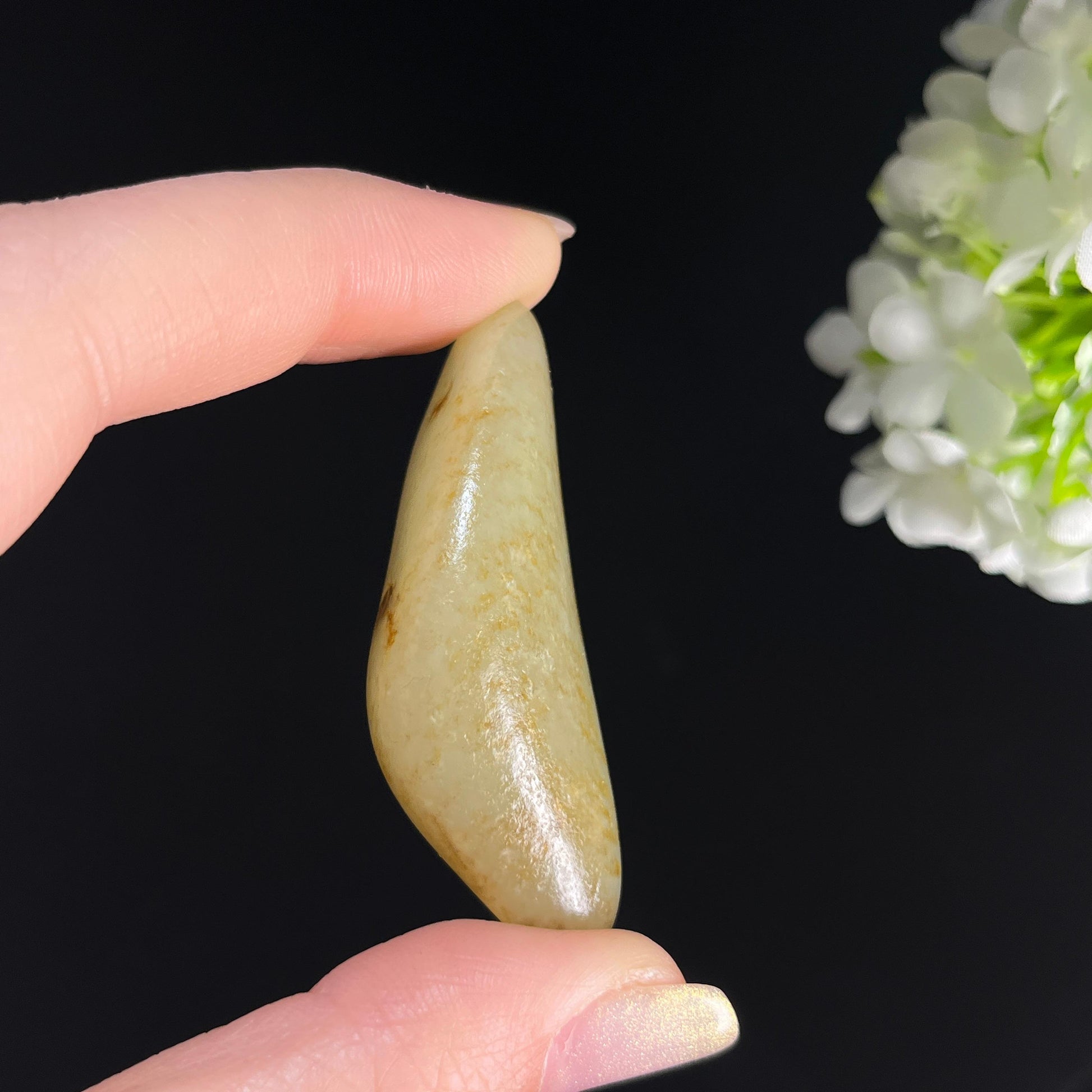 和田玉青白玉“霜洒青月”秋梨皮洒金皮籽料（yc361356）