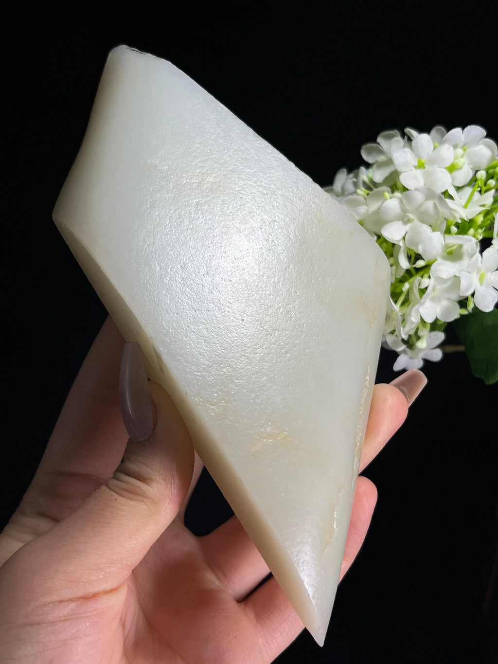 天然和田玉籽料白玉板料（可定制无事牌）（yc262063）