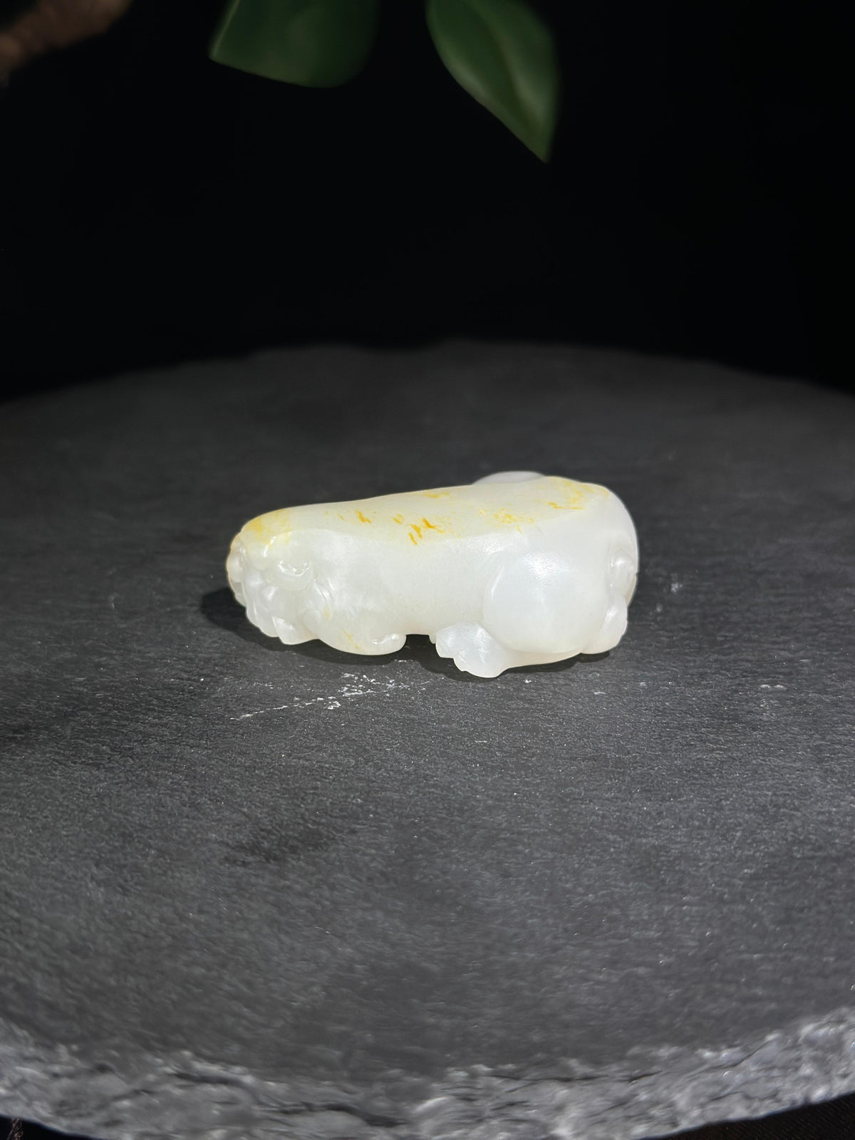 和田玉.籽料洒金皮貔貅挂件（yc786071）