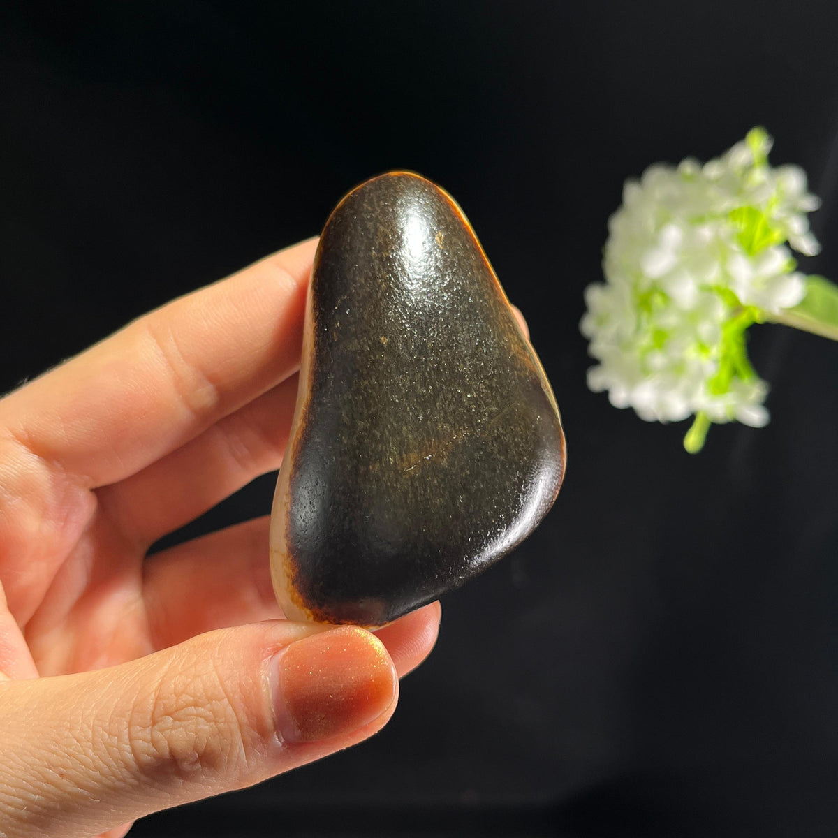 2026.4.15，和田玉白玉“红霞裁雪”双面聚红皮籽料（yc384173）