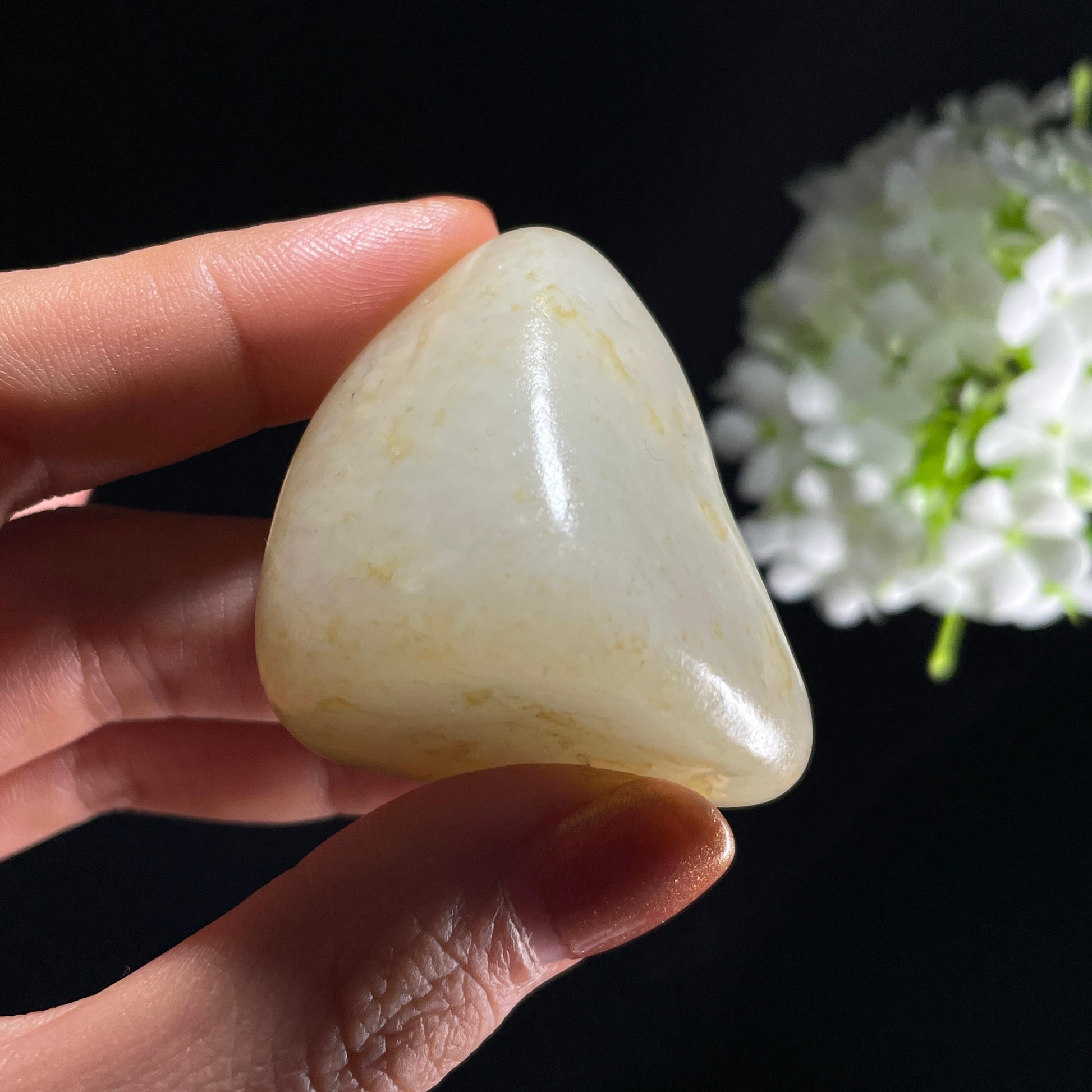 和田玉白玉“冰岫融金”洒金皮籽料（yc392672）