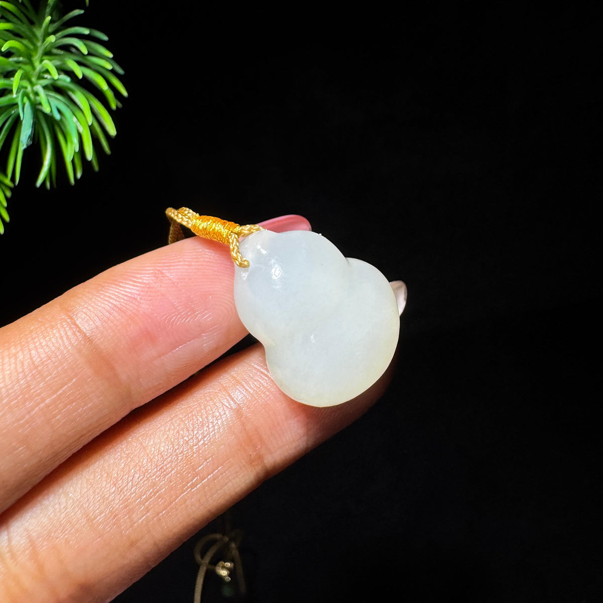 和田玉山料白玉葫芦（yc727165）