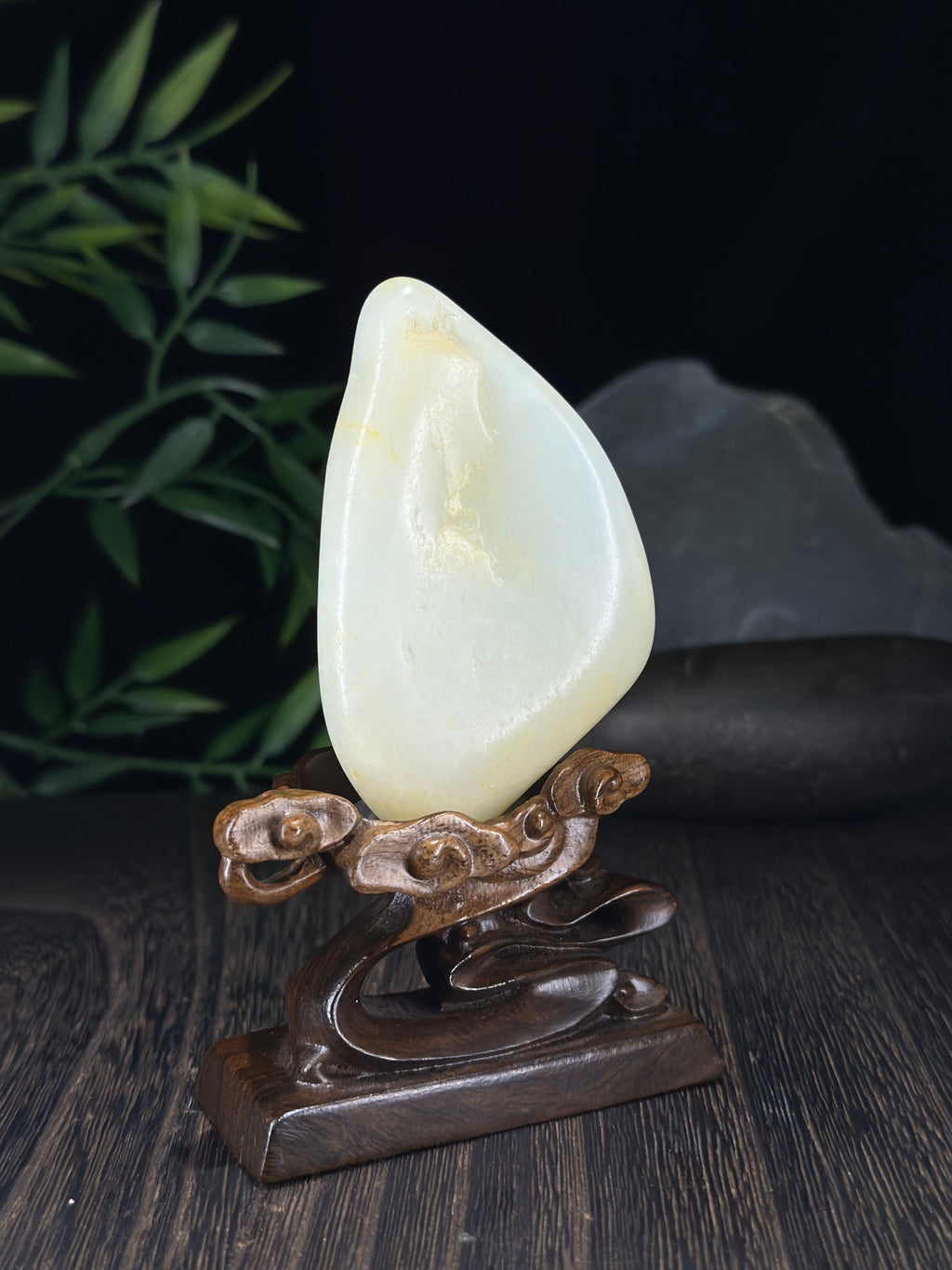 新疆和田玉珍品白玉洒金皮籽料手把件（yc712342）