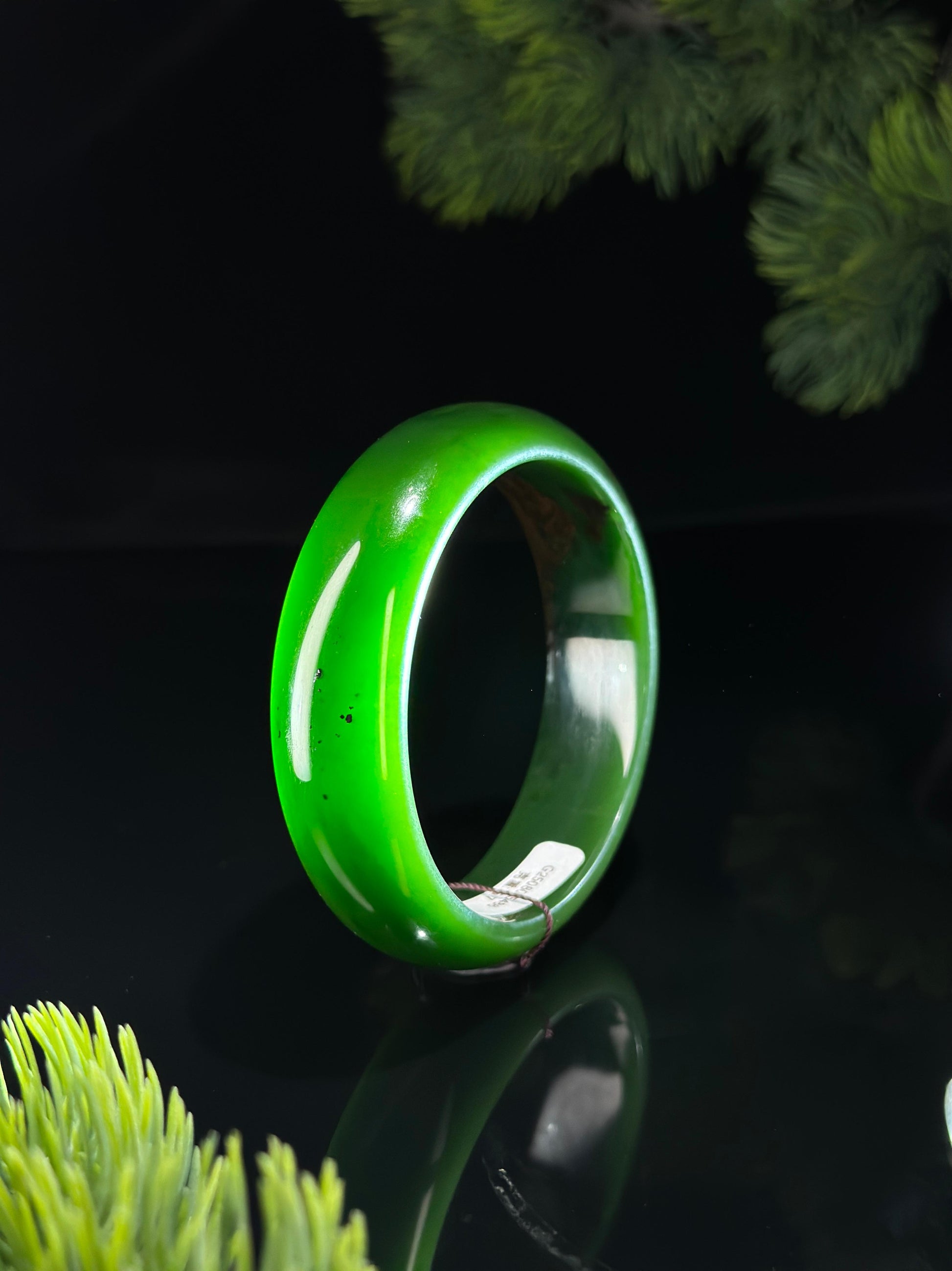 和田玉老料红皮碧玉珍品轮胎镯（卡60）（yc526417）