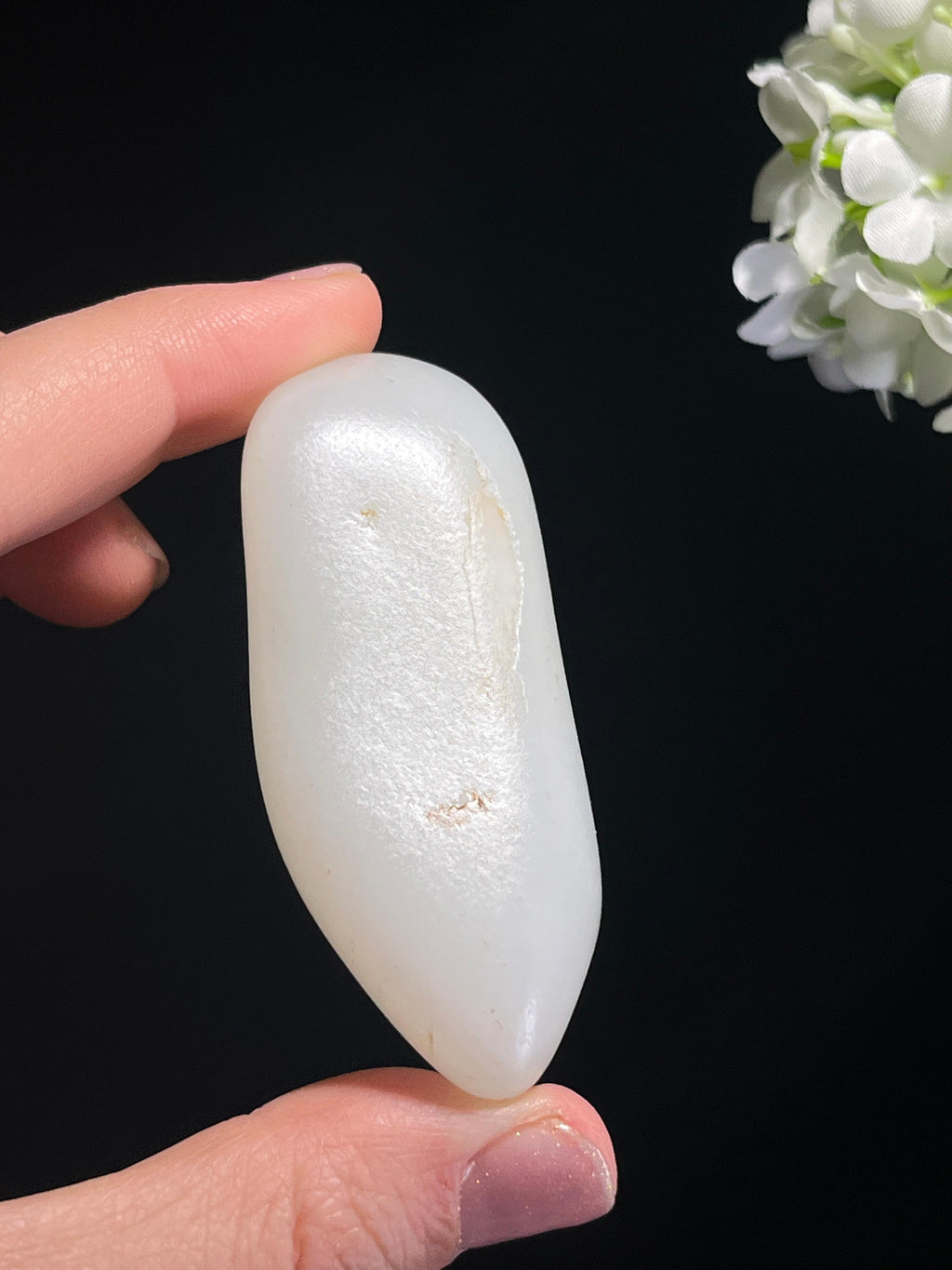 和田玉收藏级羊脂白玉籽料原石（yc262843）