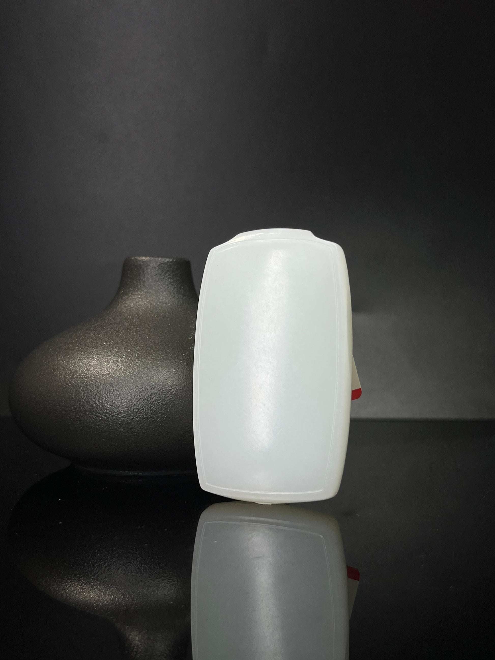 和田玉白玉平安无事牌（yc240925）