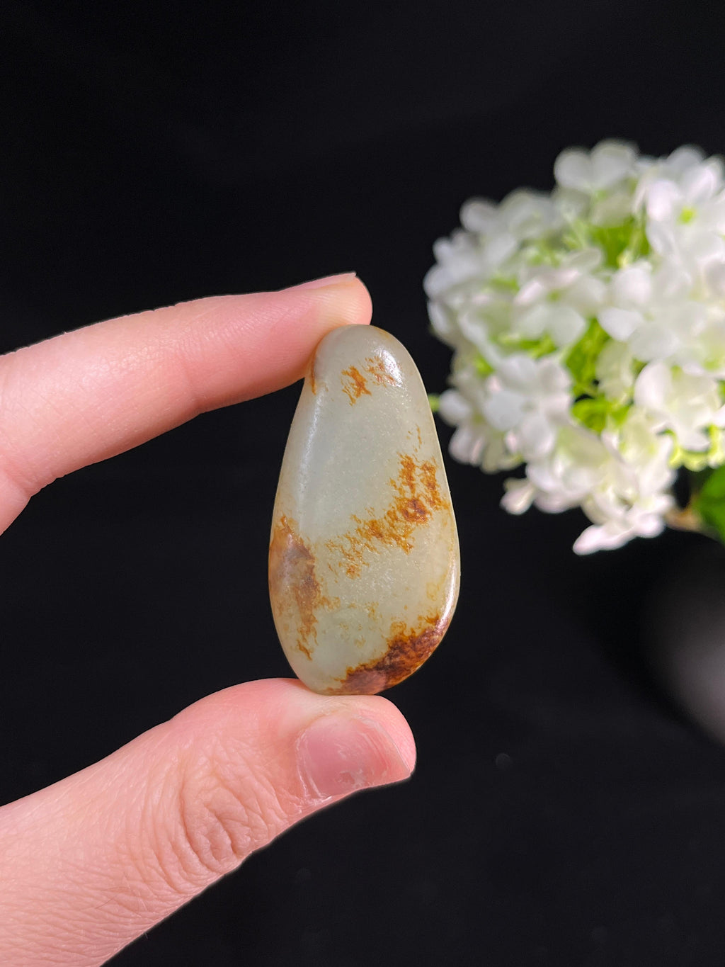 新疆和田玉聚红皮籽料原石（yc250941）