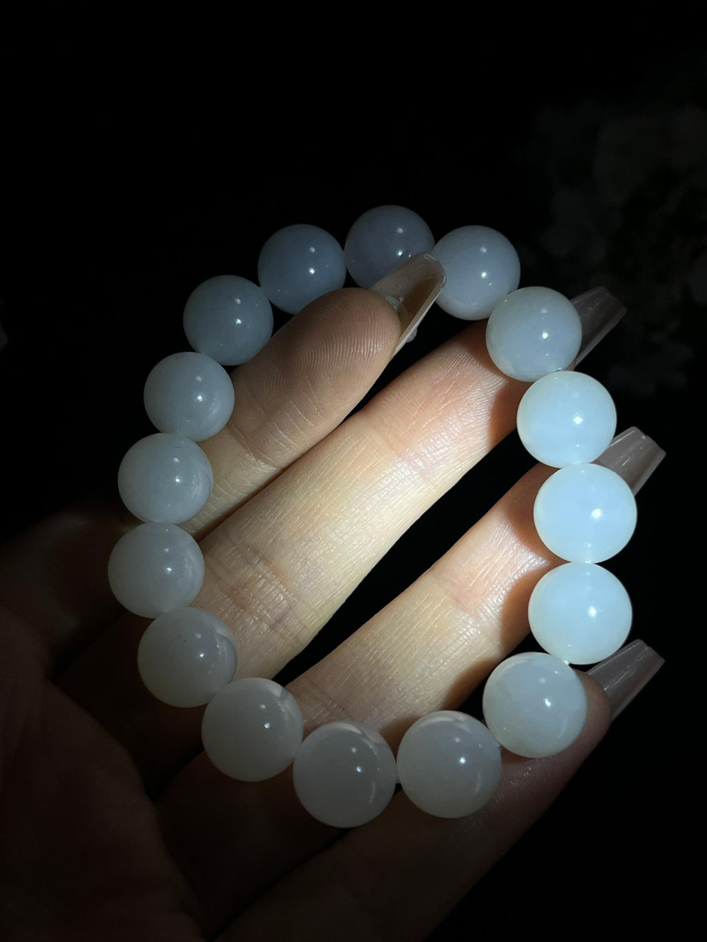 天然和田玉白玉精品手串手链（yc258437）