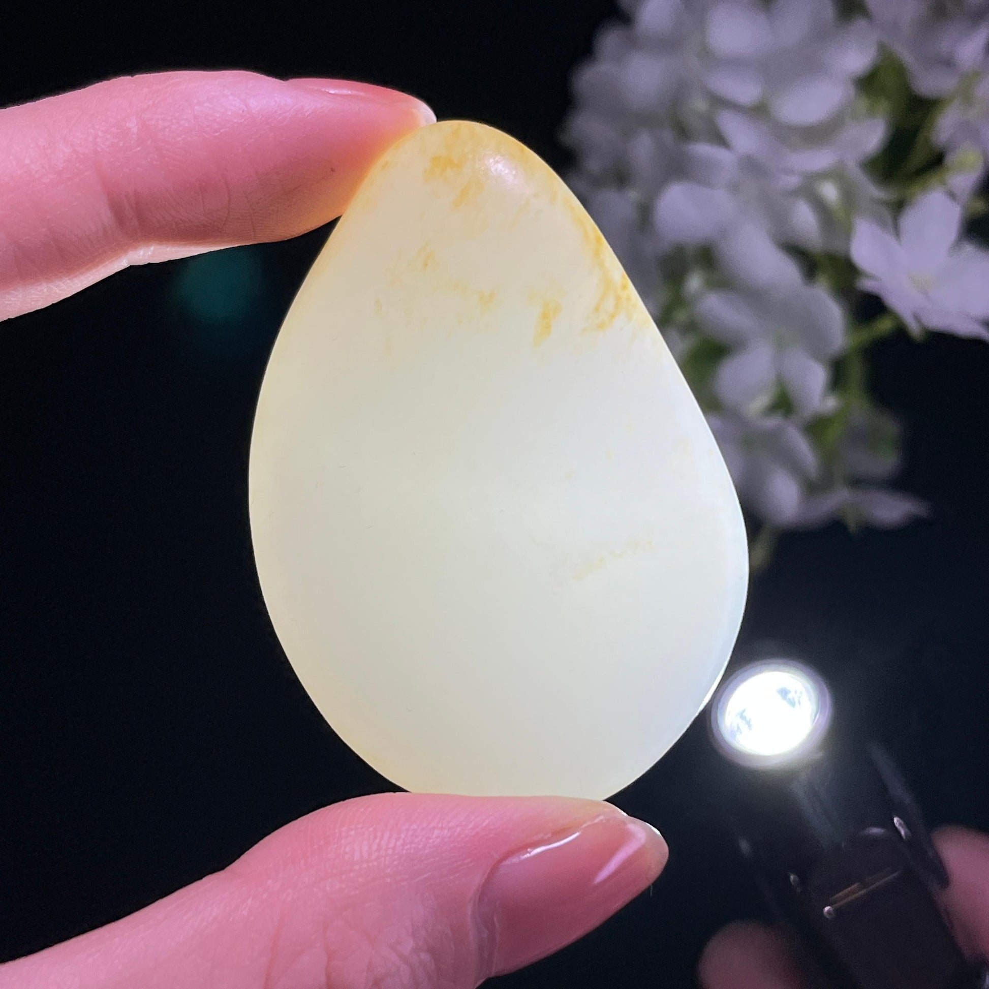 新疆天然和田玉白玉洒金皮籽料（yc345144）