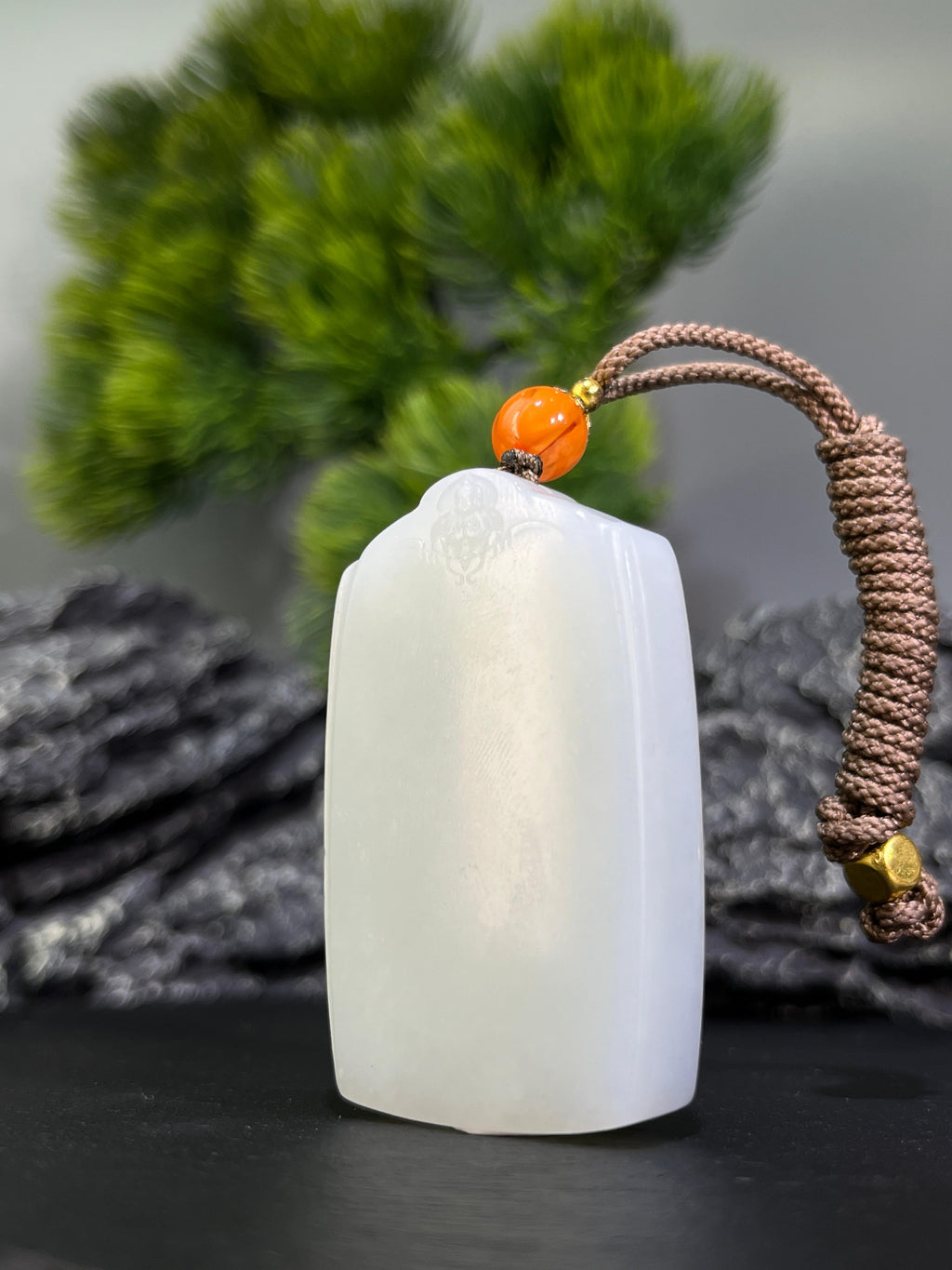 和田玉白玉山料无事牌（yc228795）