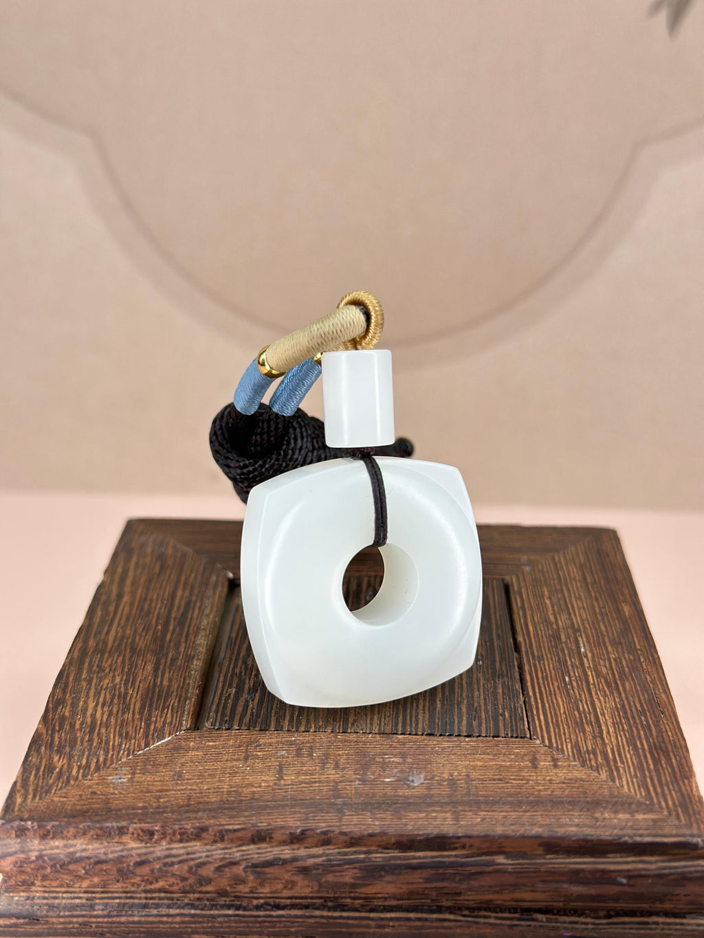 精品和田玉方形平安扣（yc750432）
