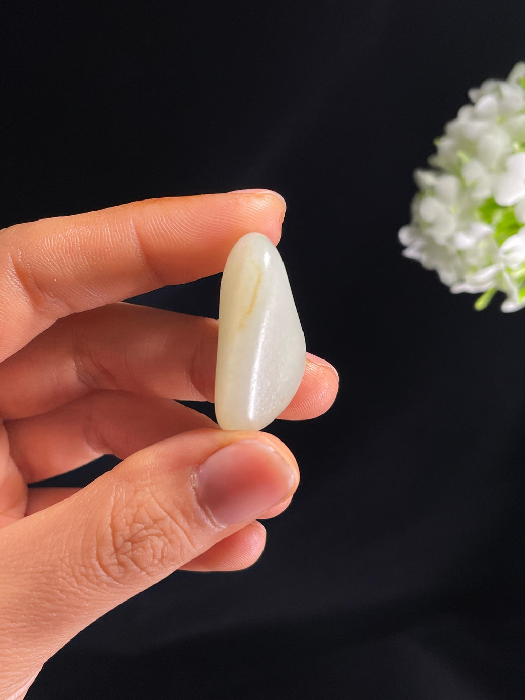 和田玉光白籽籽料原石（yc264636）