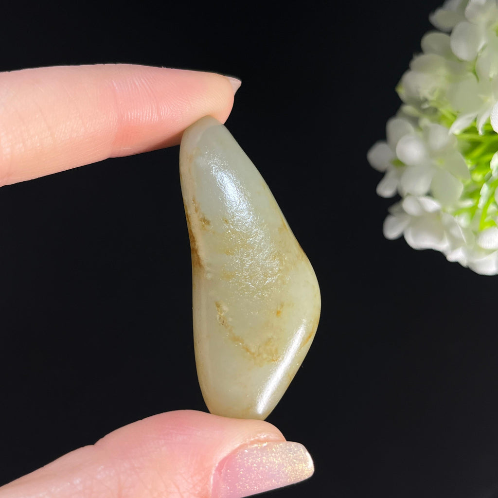 和田玉青白玉“霜洒青月”秋梨皮洒金皮籽料（yc361356）