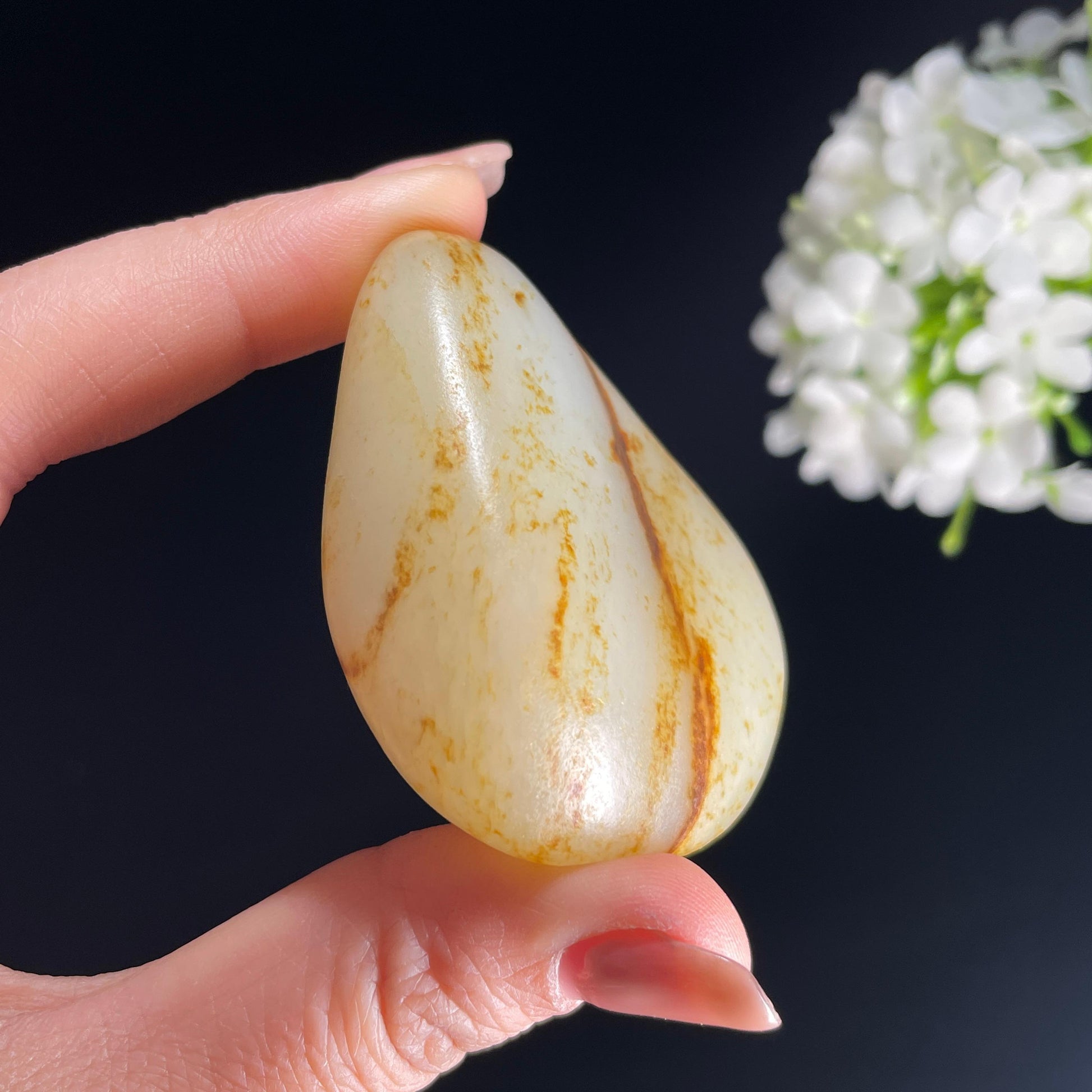 2026.4.9广告流，和田玉白玉“金江一线”红沁洒金皮籽料（yc386182）