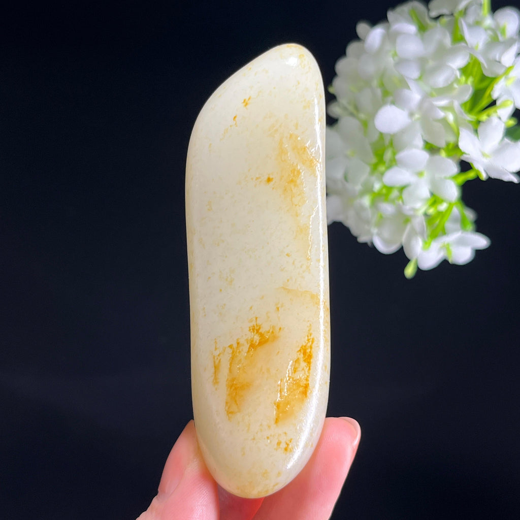 和田玉白玉“金风拂珮”洒金皮籽料（yc345882）