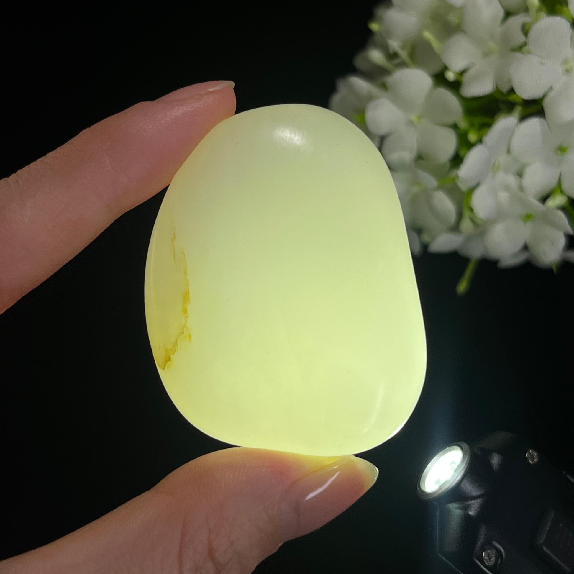 和田羊脂白玉籽料原石（yc297617）