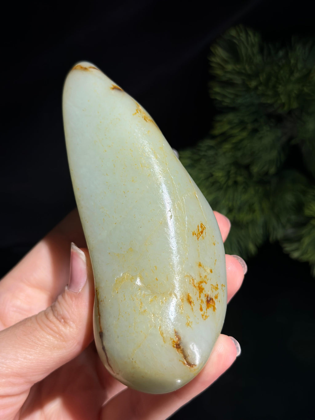 新疆和田玉青白玉洒金洒红皮籽料（yc536257）