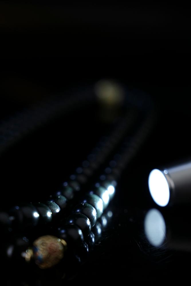 和田玉塔青项链（卡9）（yc248314）