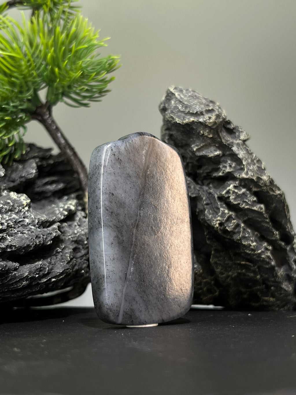 和田玉青花籽料无事牌3（yc228615）