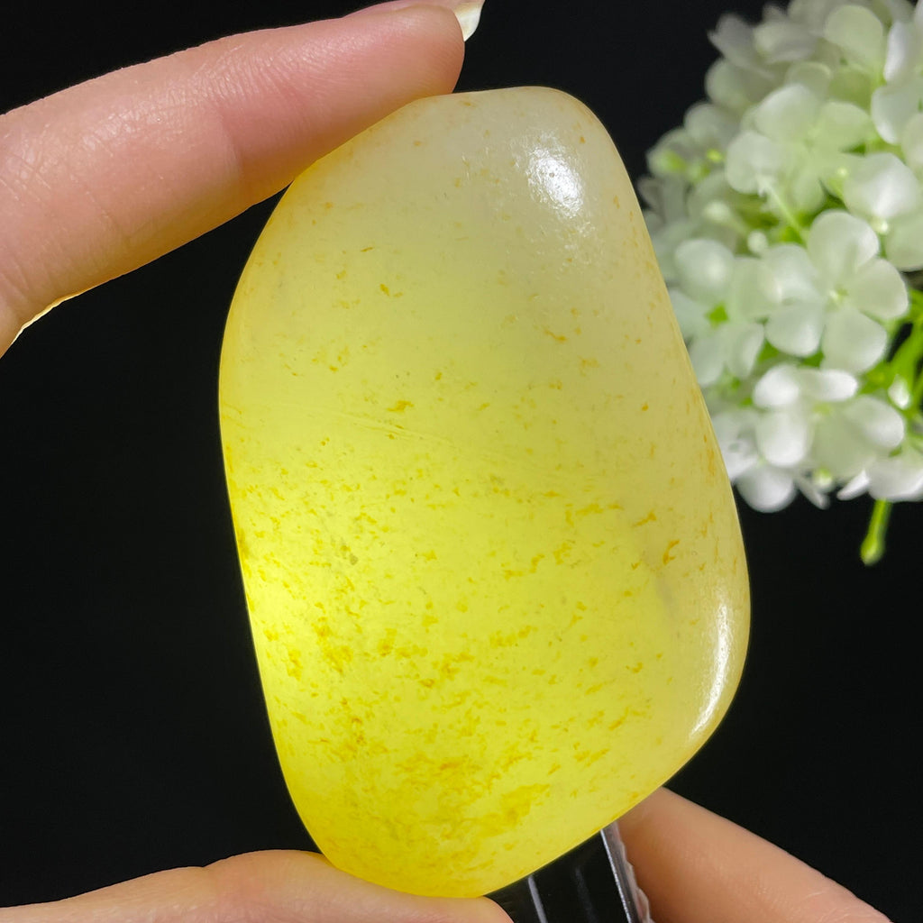 和田玉白玉“秋阳洒玉”洒金皮籽料（yc391288）
